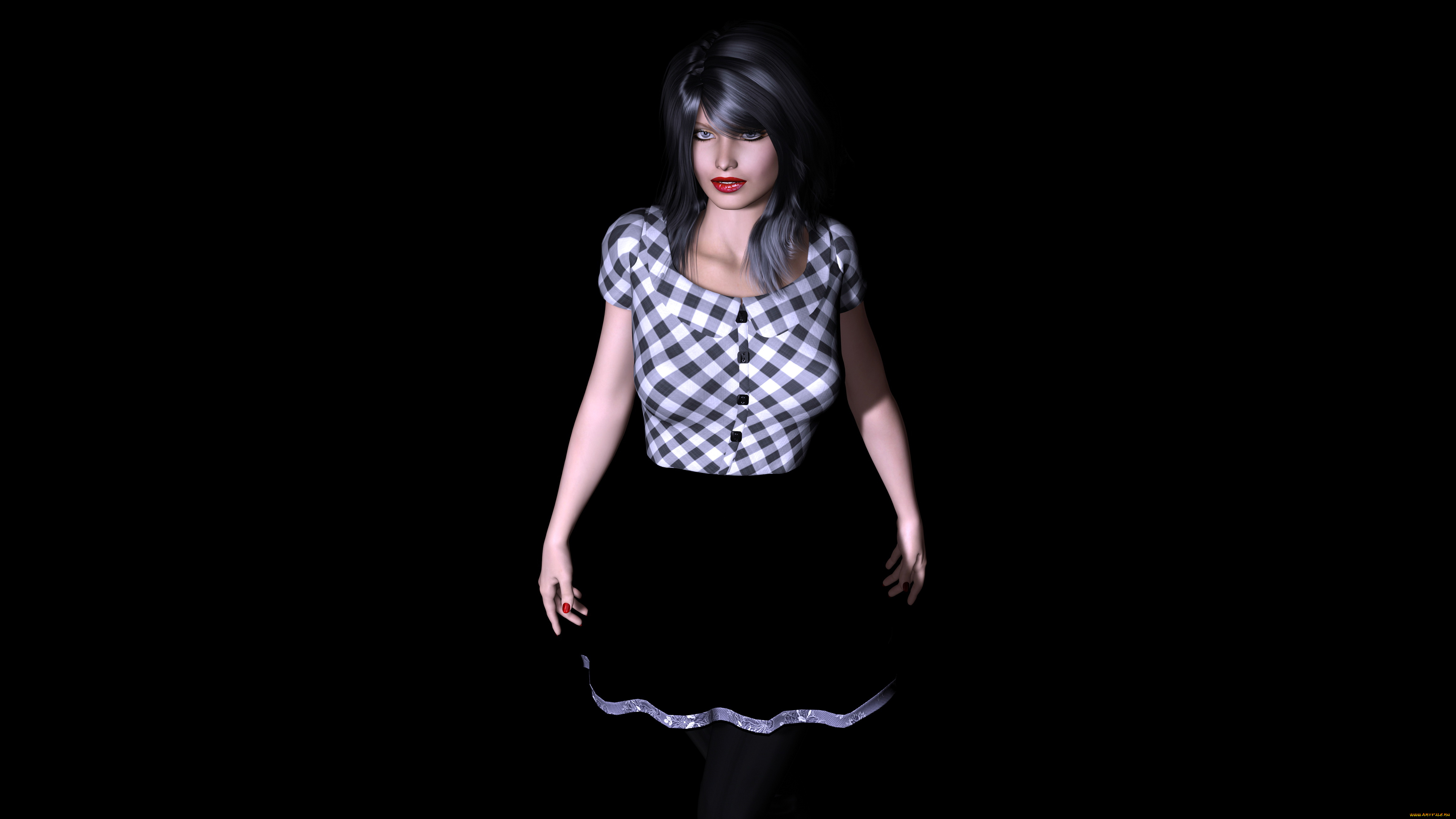 harleigh, 3д, графика, люди, , people, взгляд, девушка