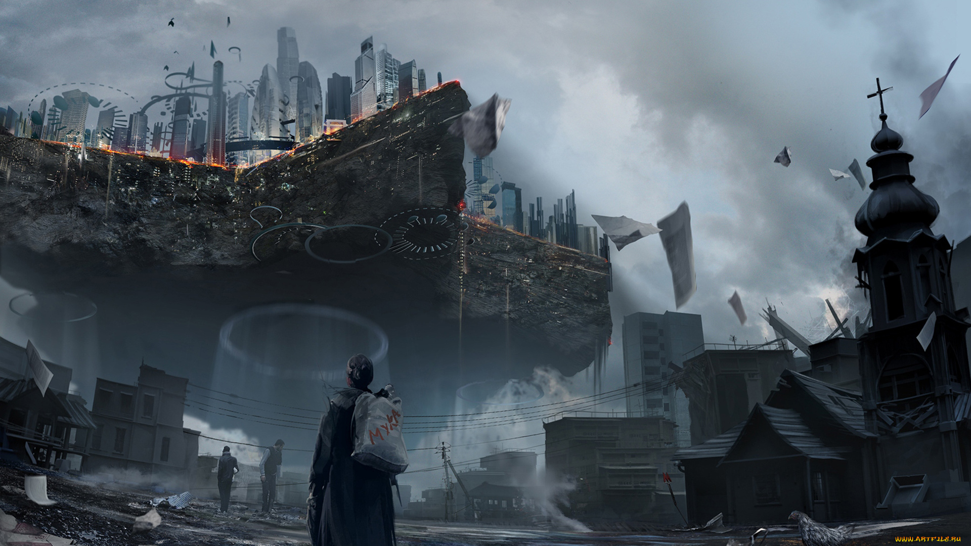 фэнтези, иные, миры, , иные, времена, улица, район, город, москва, люди, разрушение, фантастика, звезда