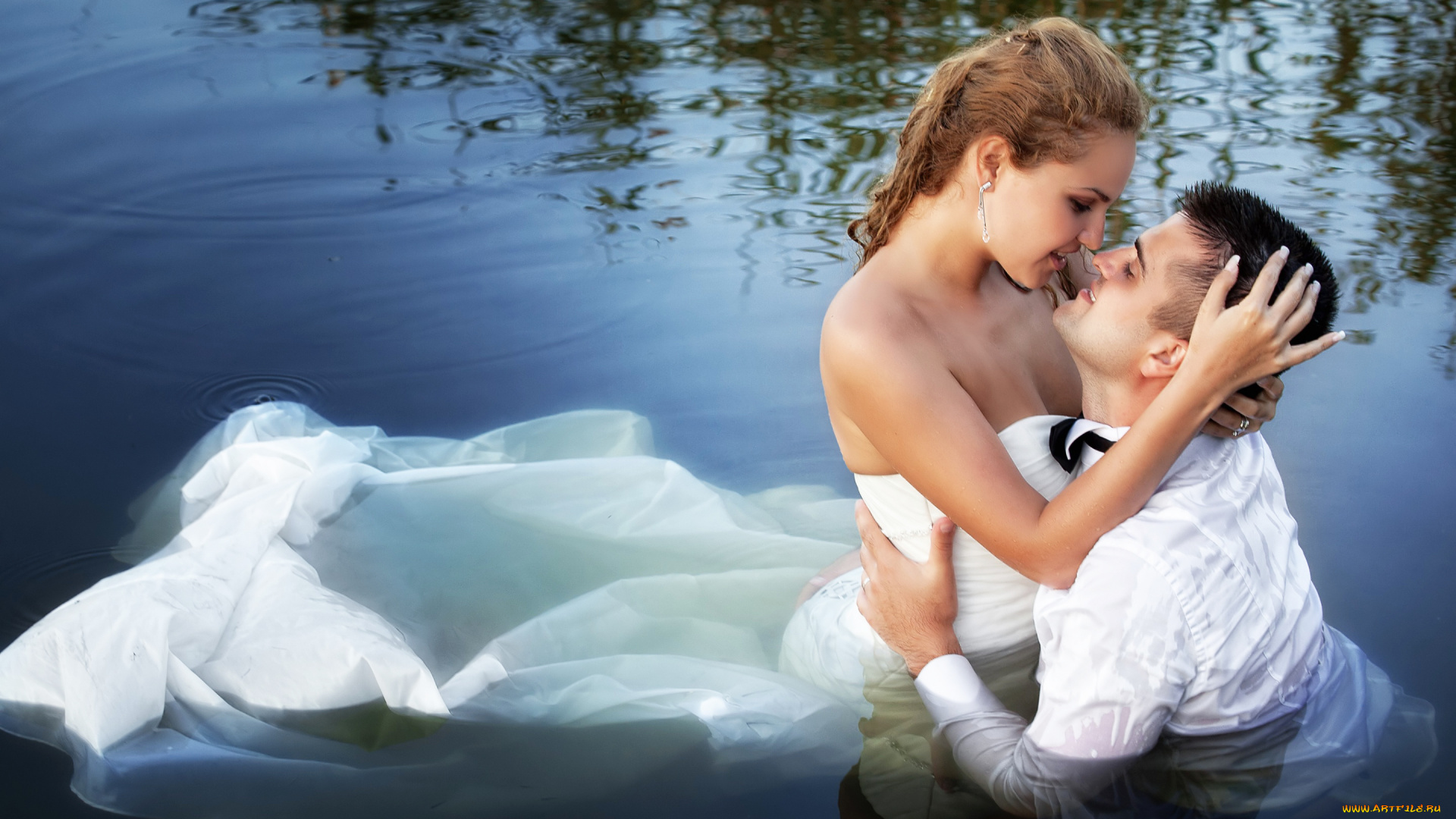 разное, мужчина, женщина, жених, свадьба, love, romance, bride, wedding, объятия, романтика, чувства, любовь, платье, белое, парень, девушка, невеста