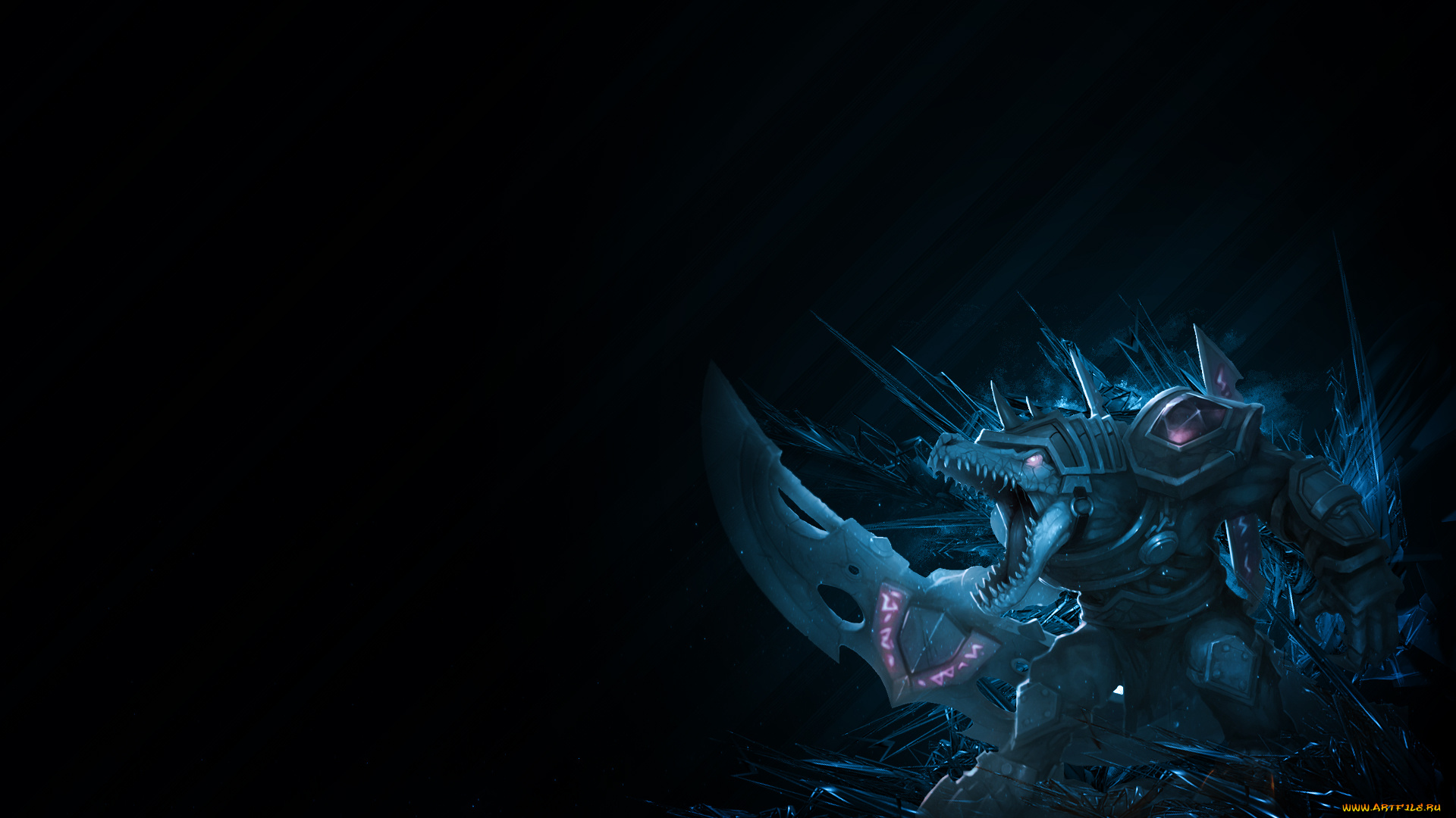 видео, игры, league, of, legends, персонаж, renekton