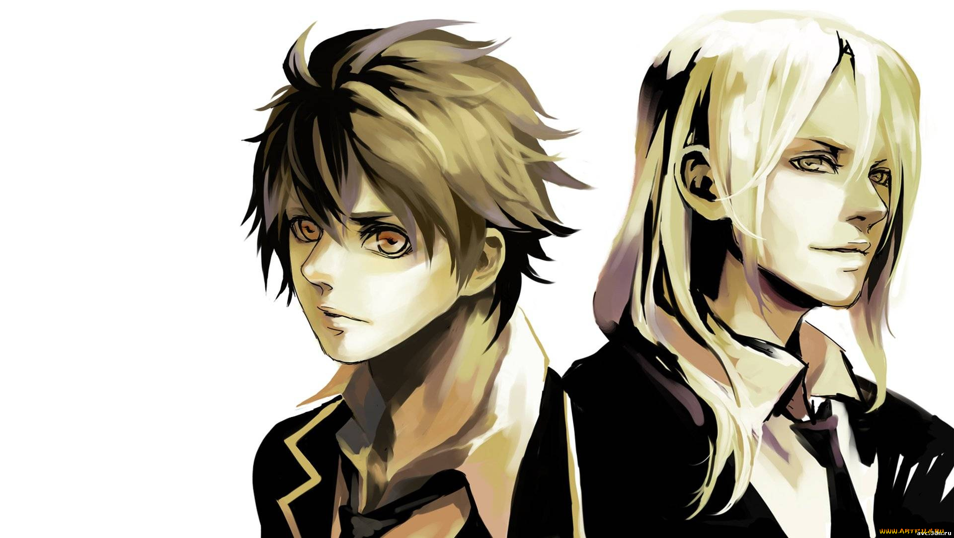 разное, арты, арт, парни, шу, гай, корона, греха, аниме