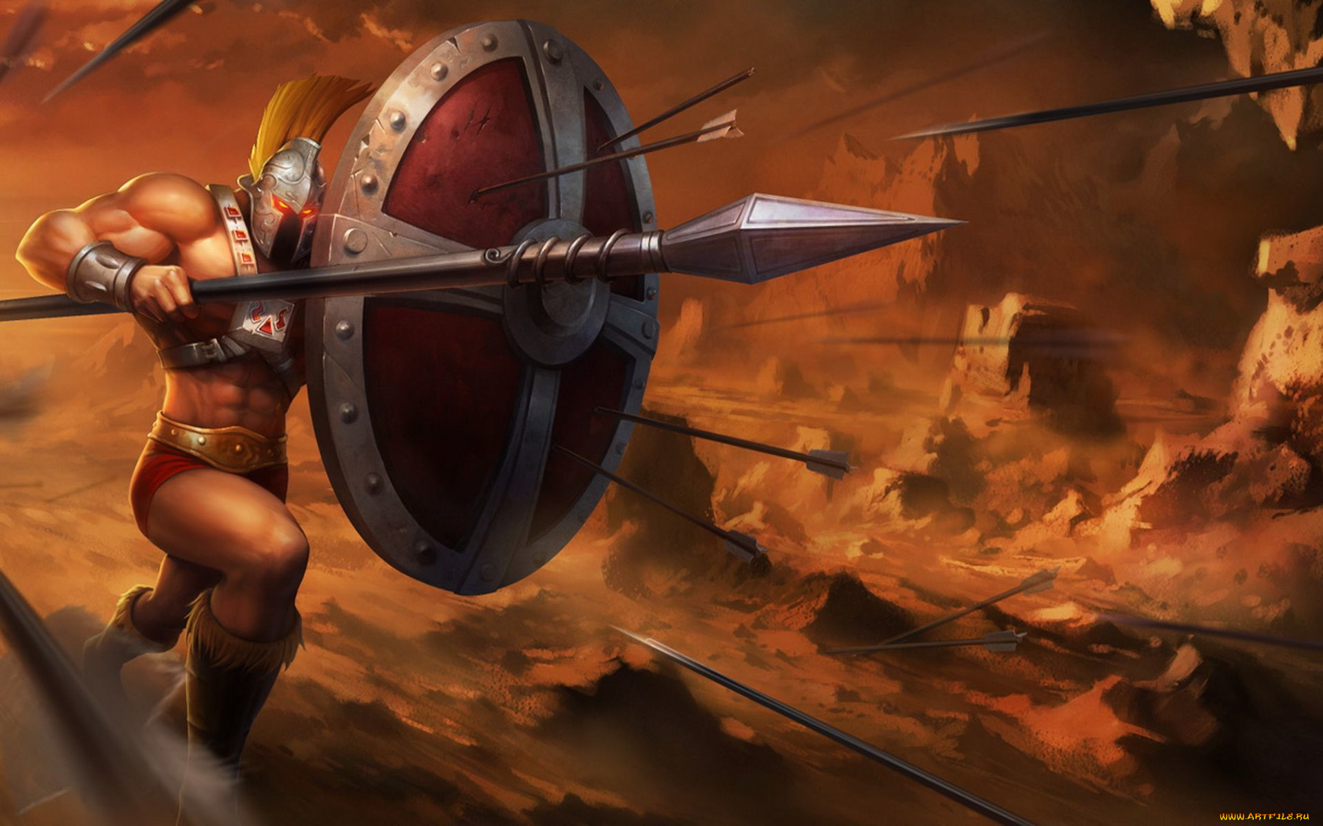 видео, игры, league, of, legends, персонаж, pantheon