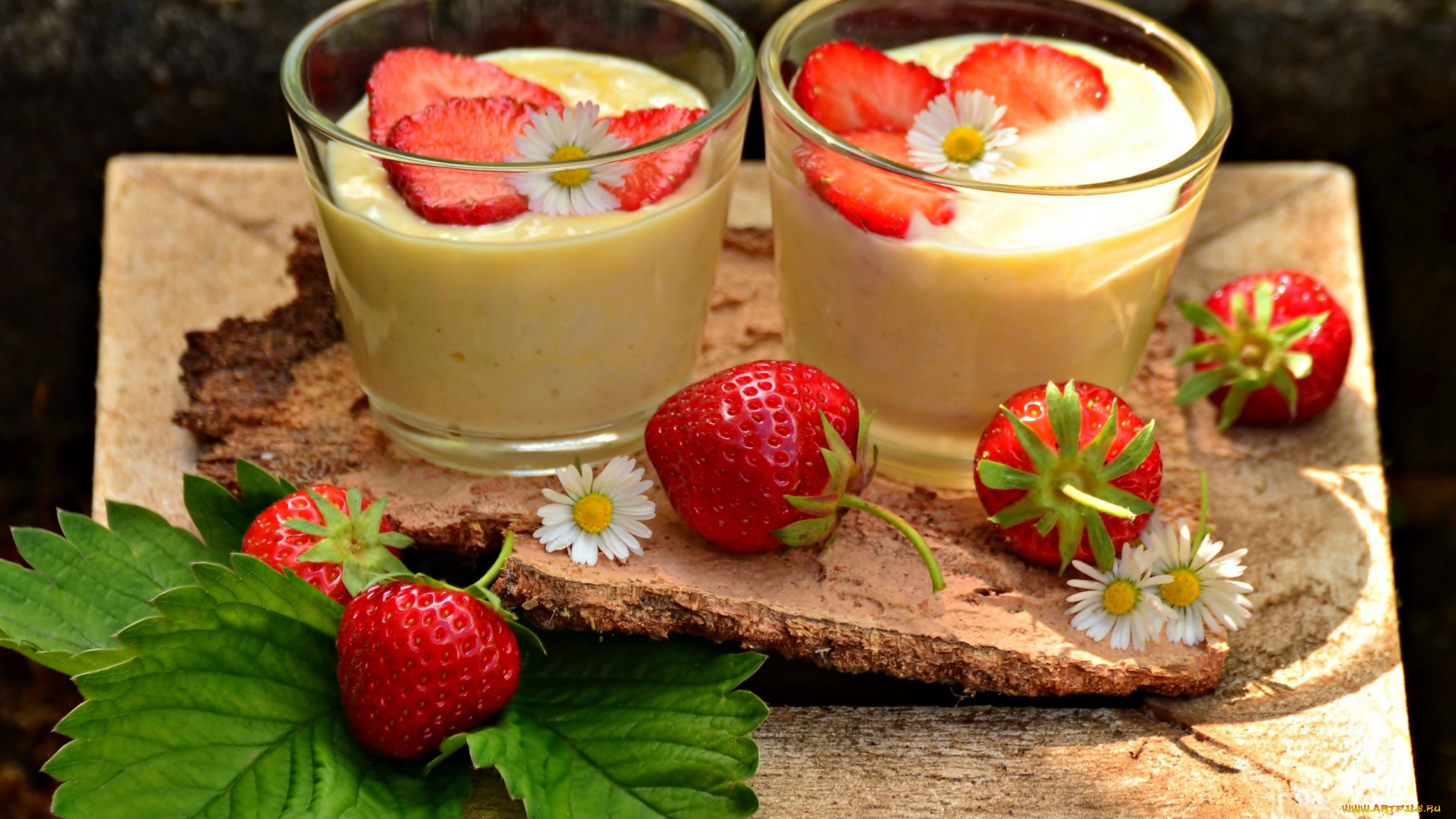 еда, мороженое, , десерты, лакомство, ягоды, клубника, десерт