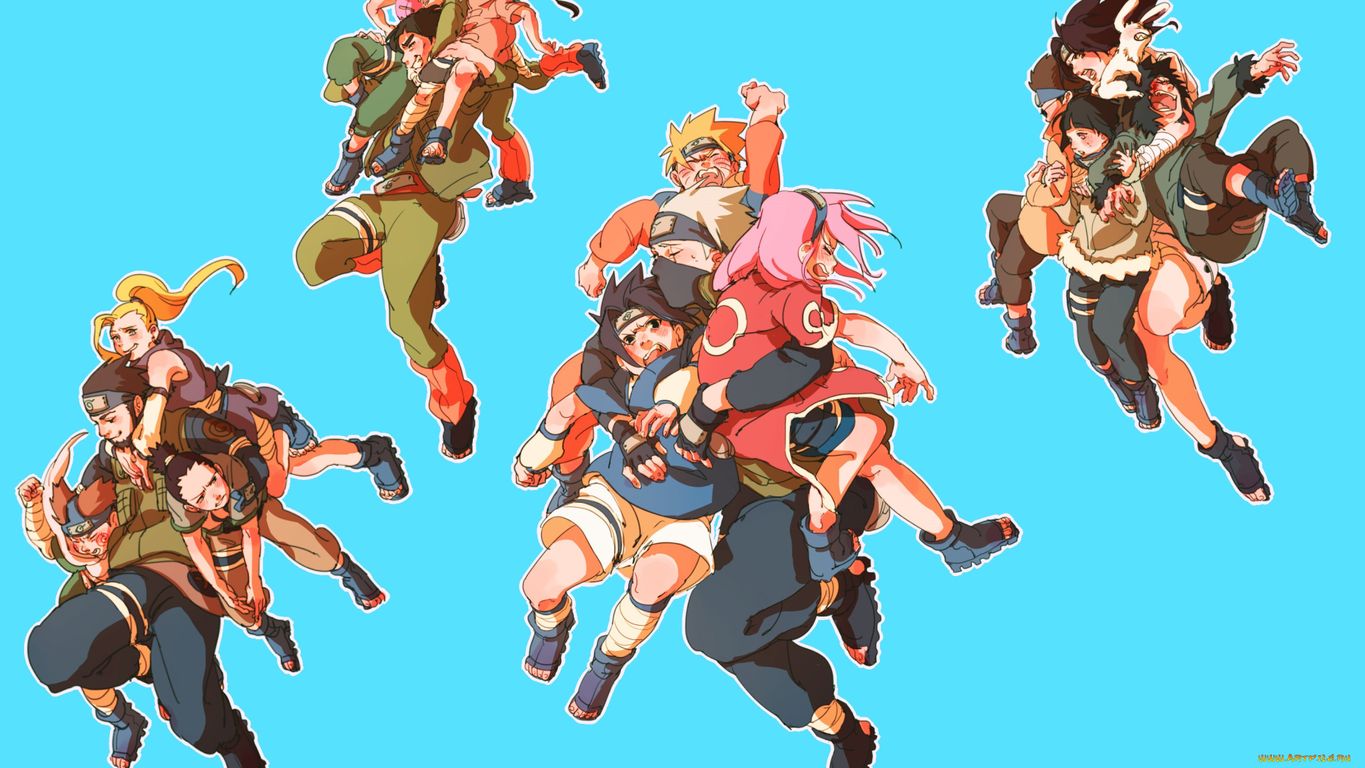 аниме, naruto, команды