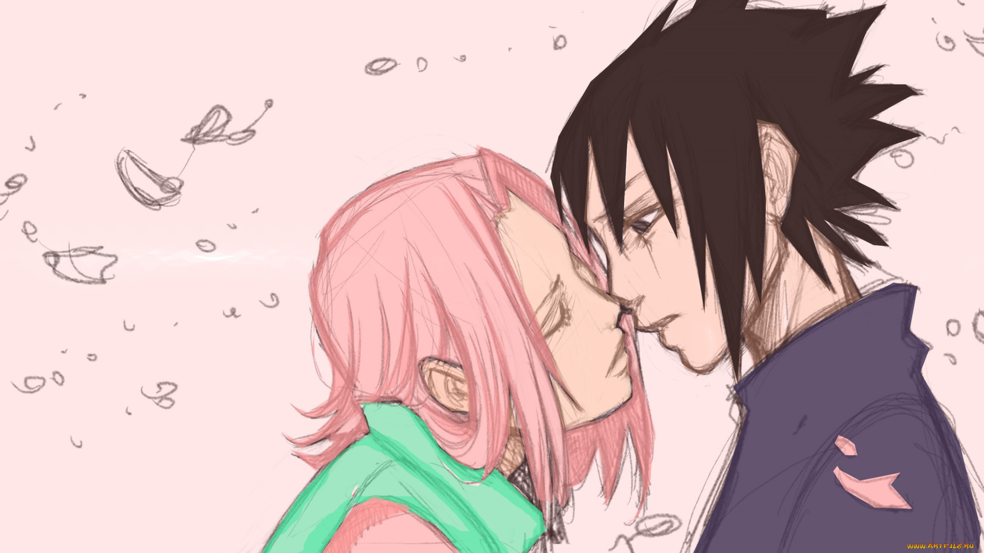 аниме, naruto, пара