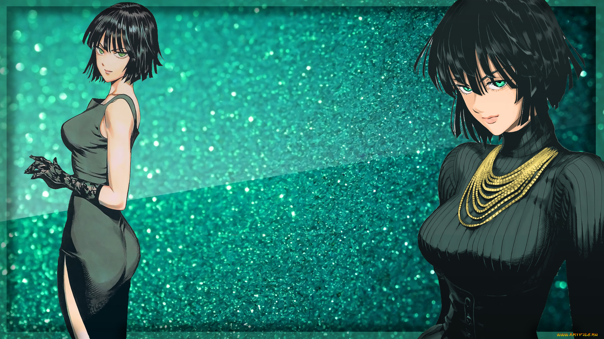 аниме, one, punch, man, девушка