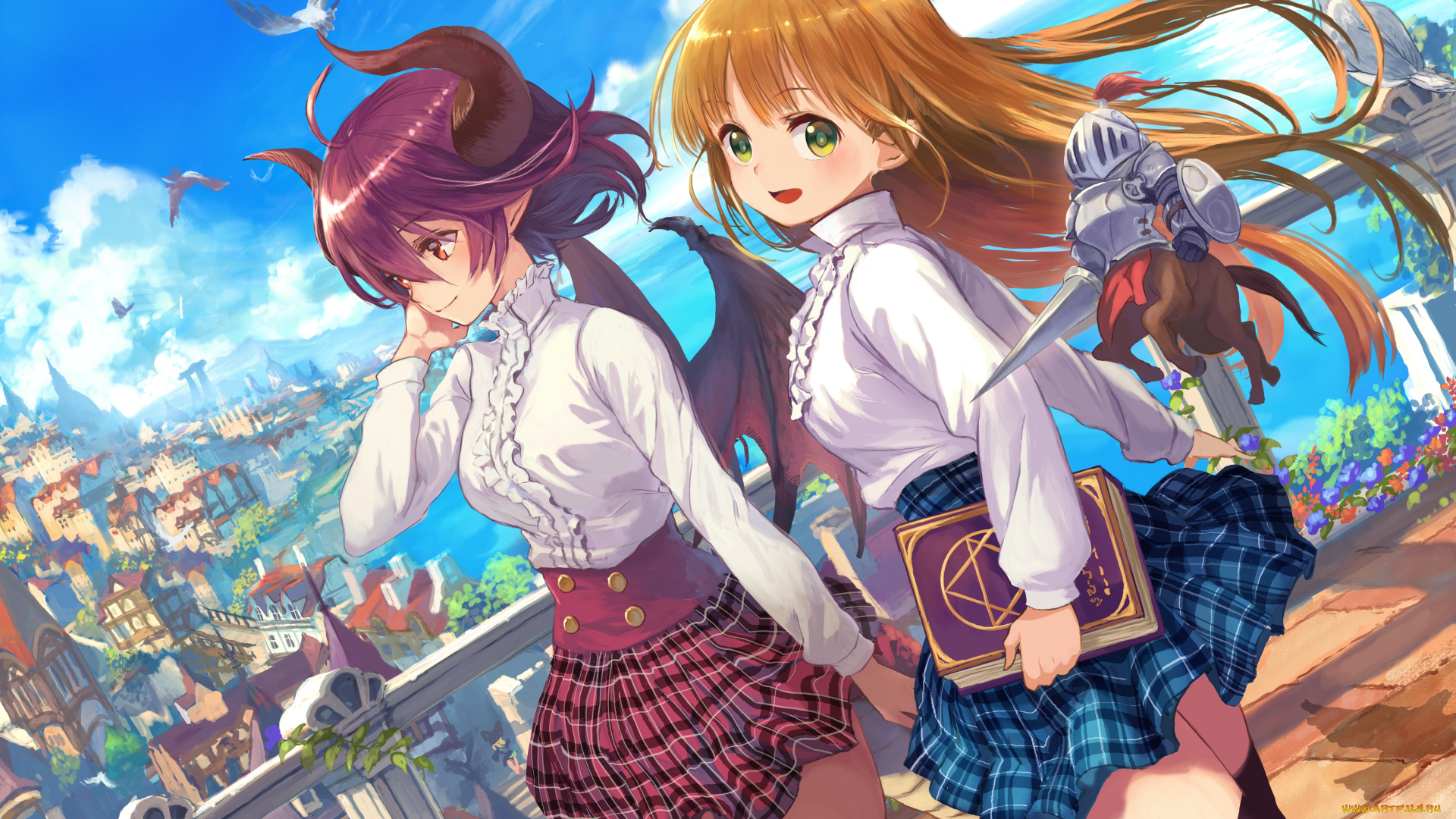 аниме, shingeki, no, bahamut, shingeki, no, bahamut