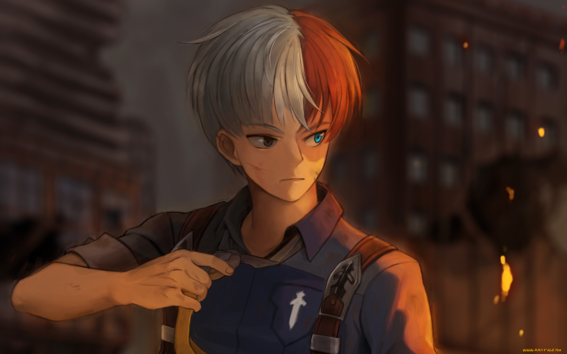 аниме, boku, no, hero, academia, парень