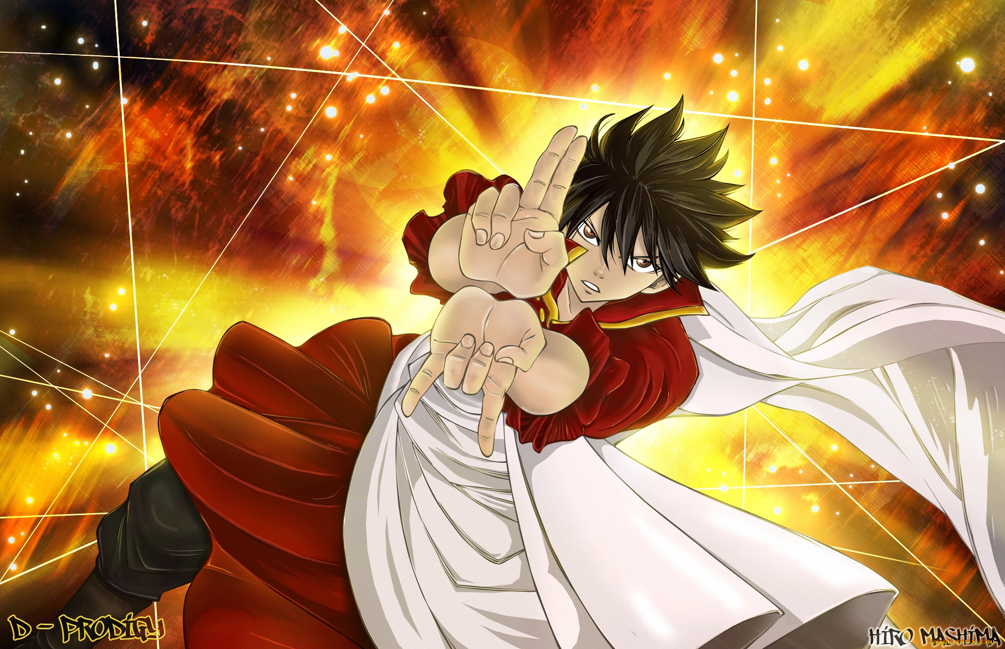 аниме, fairy, tail, волшебник, колдун, zeref, маг