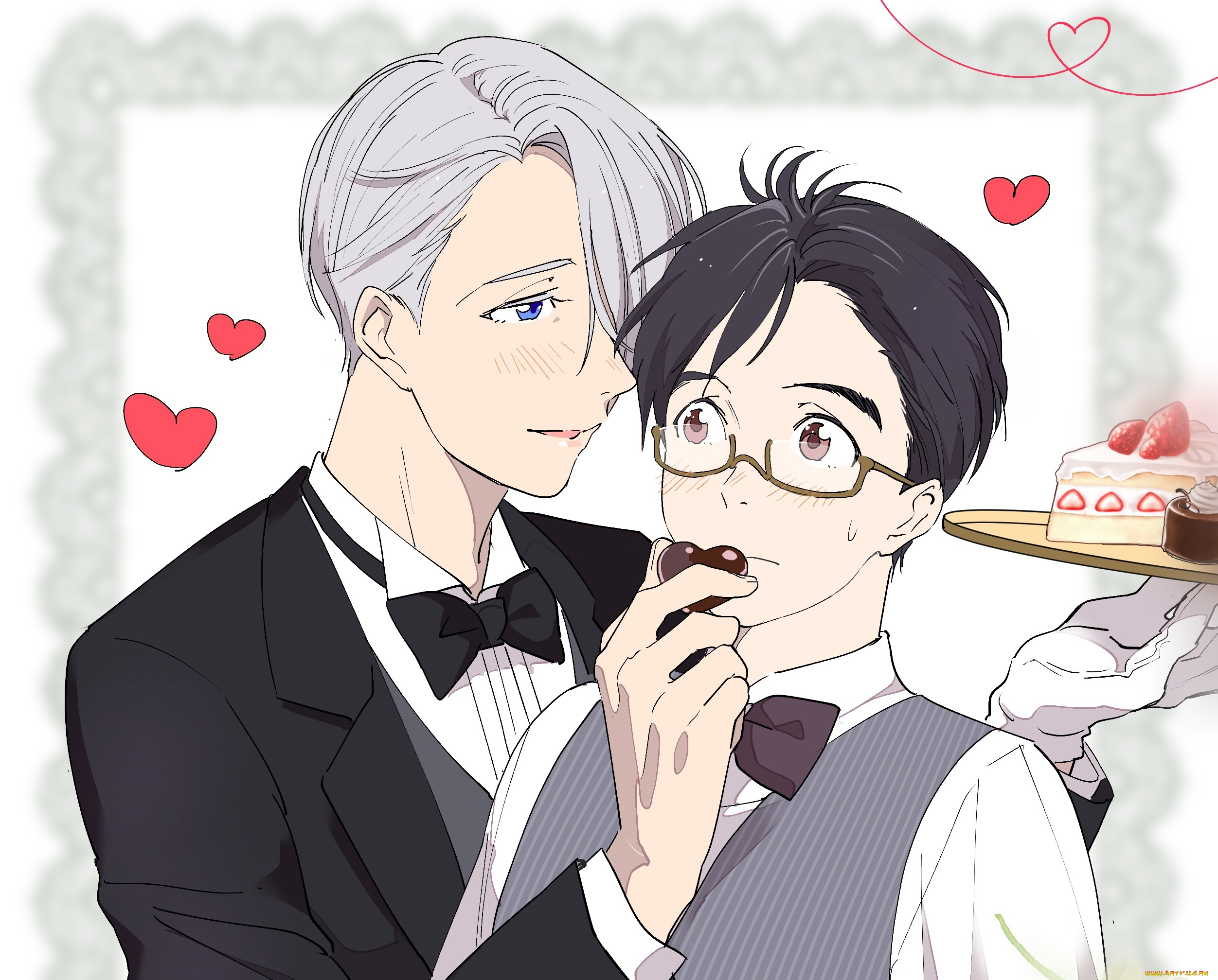 аниме, yuri, on, ice, парни