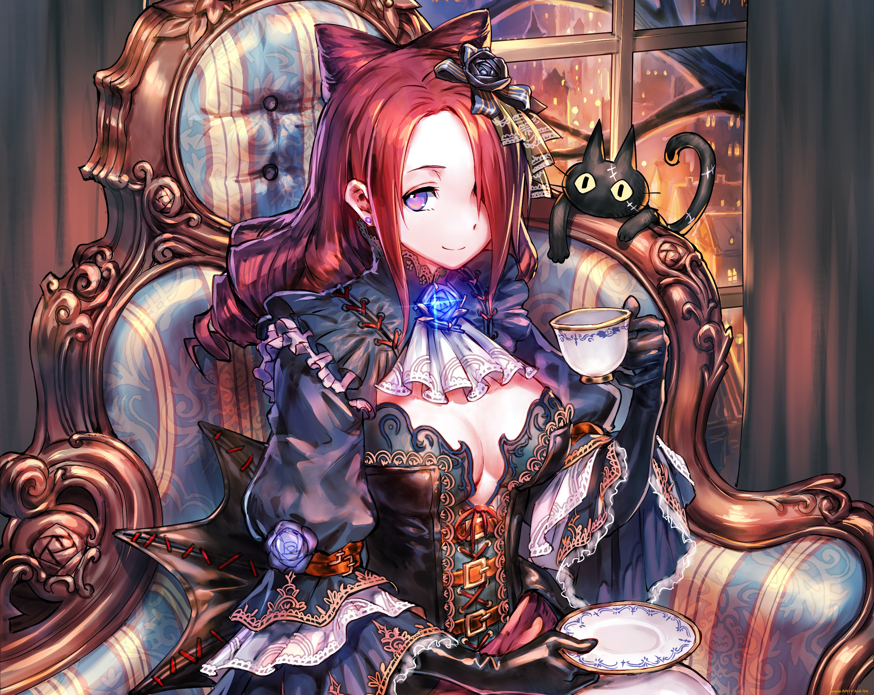 аниме, shingeki, no, bahamut, shingeki, no, bahamut