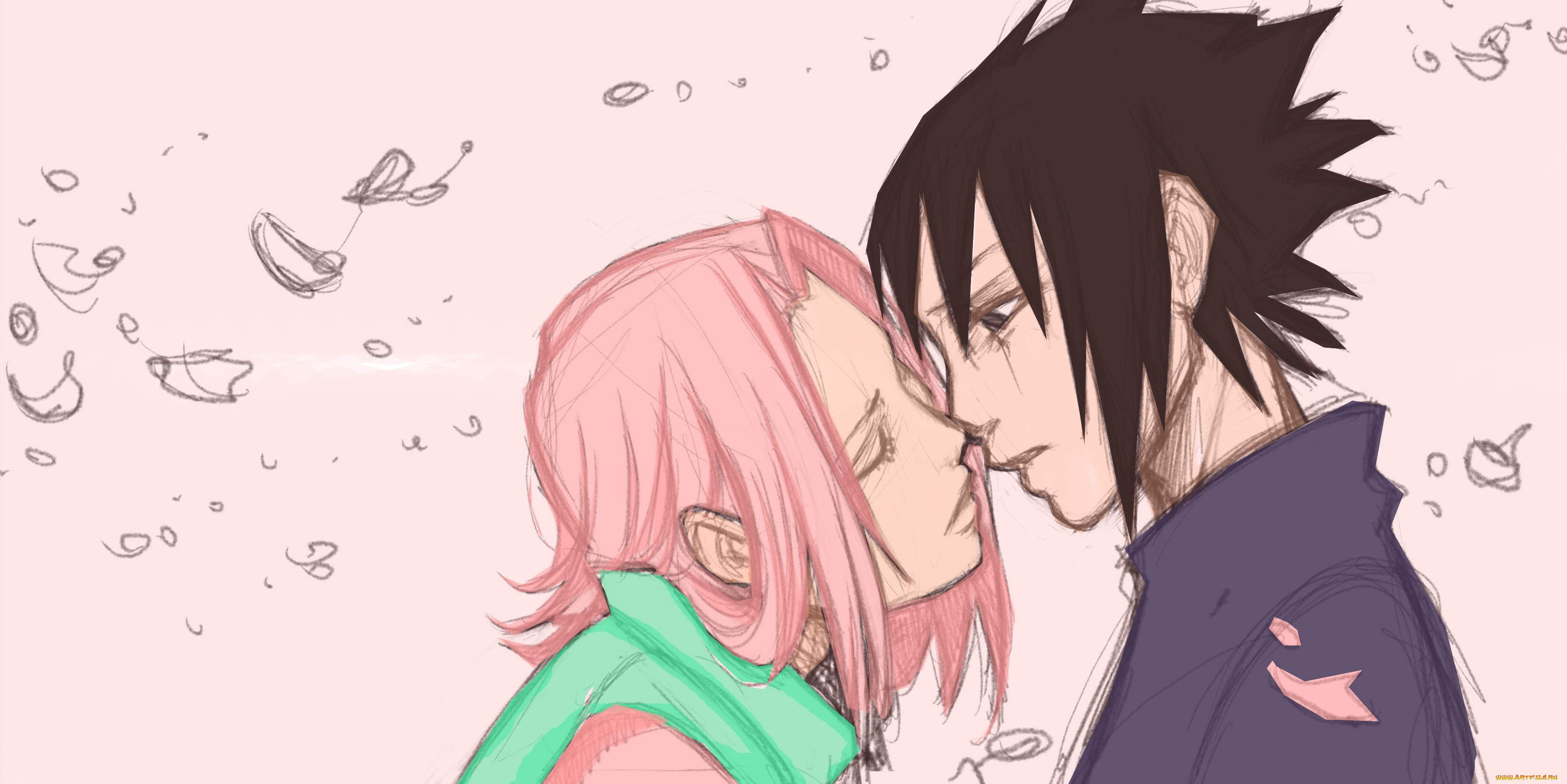 аниме, naruto, пара