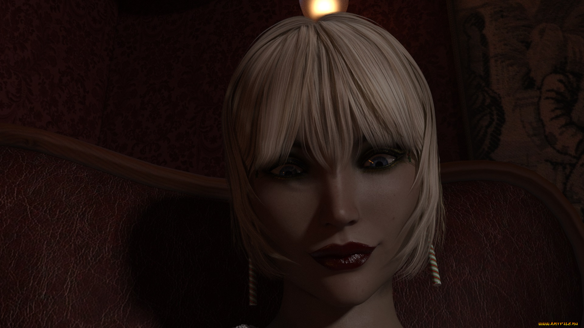 3д, графика, люди, , people, девушка, взгляд, фон