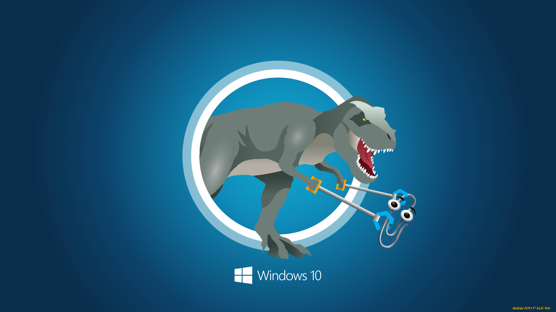 компьютеры, windows, , 10, фон, логотип