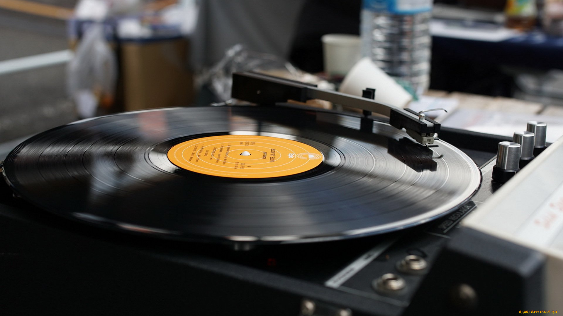 музыка, -другое, проигрыватель, пластинка