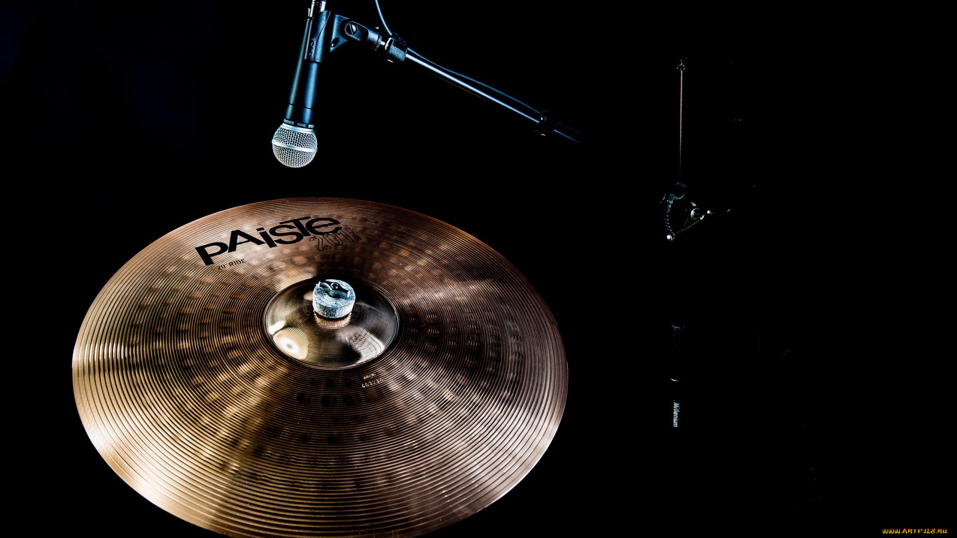 музыка, -музыкальные, инструменты, микрофон, тарелка