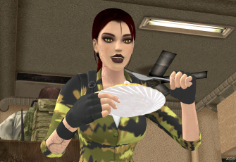 Картинка 3д+графика армия+ military взгляд фон девушка