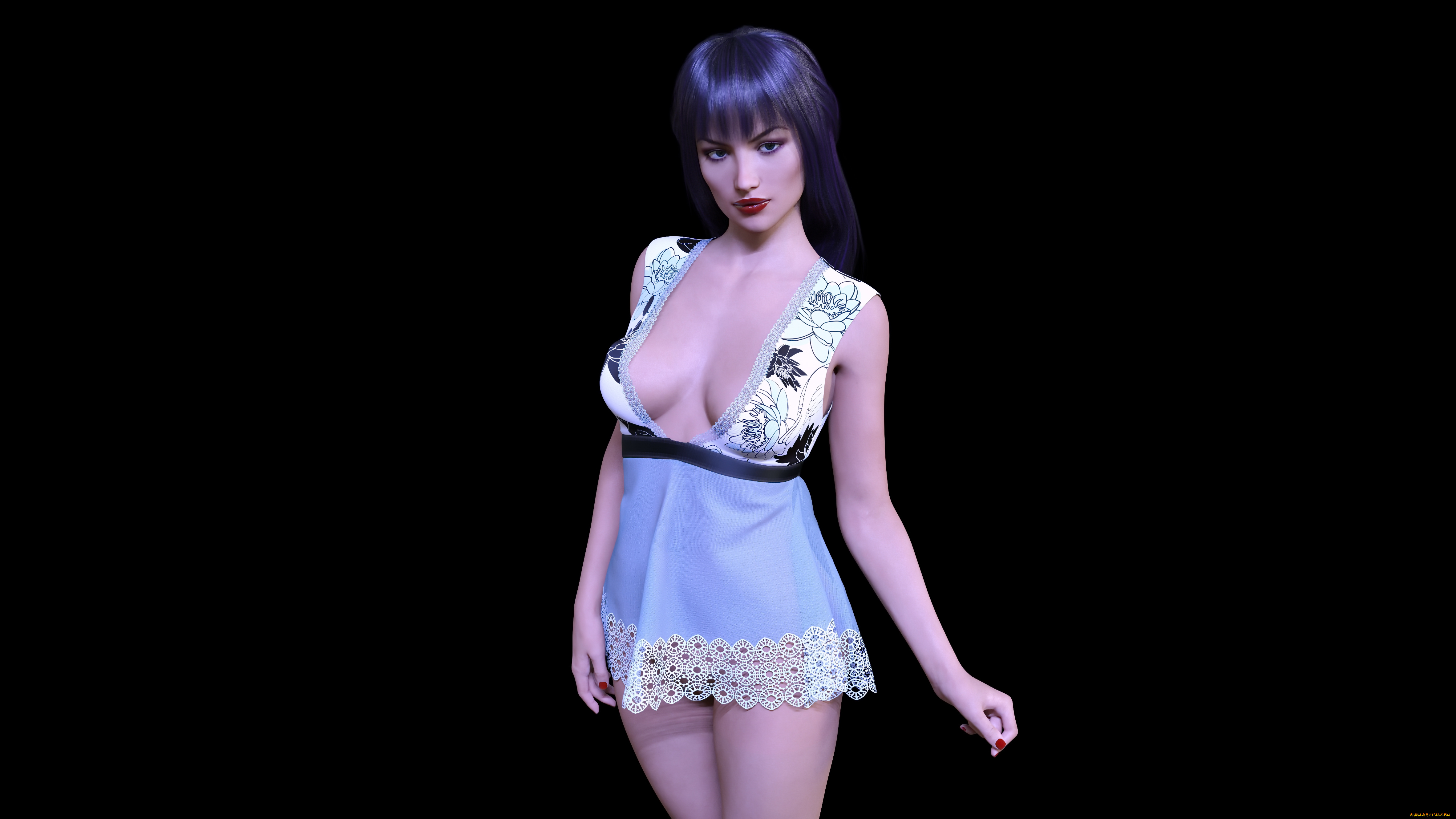 3д, графика, люди, , people, девушка, фон, взгляд