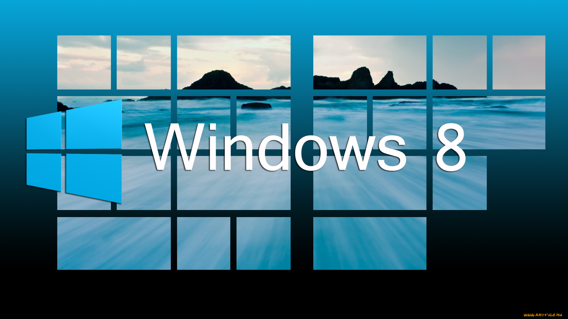 компьютеры, windows, 8, фон, логотип