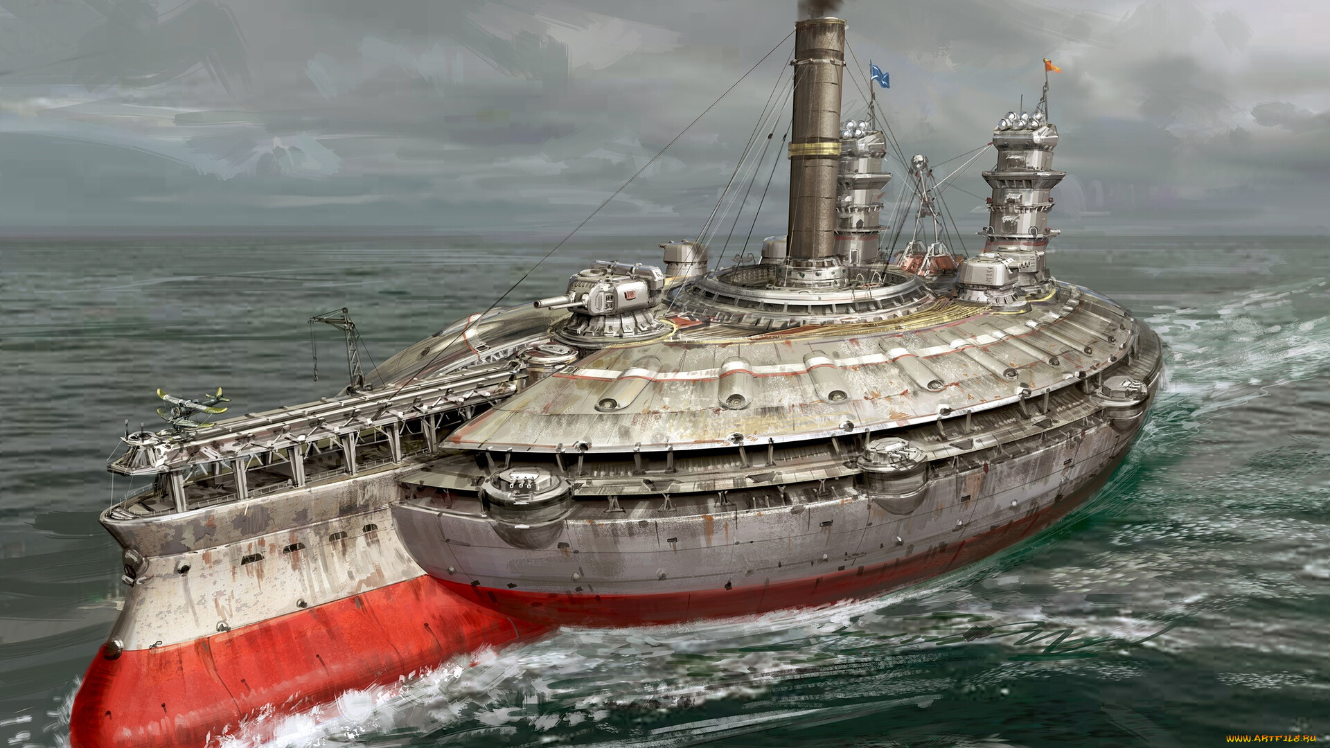 фэнтези, корабли, round, battle, ship, mark, li