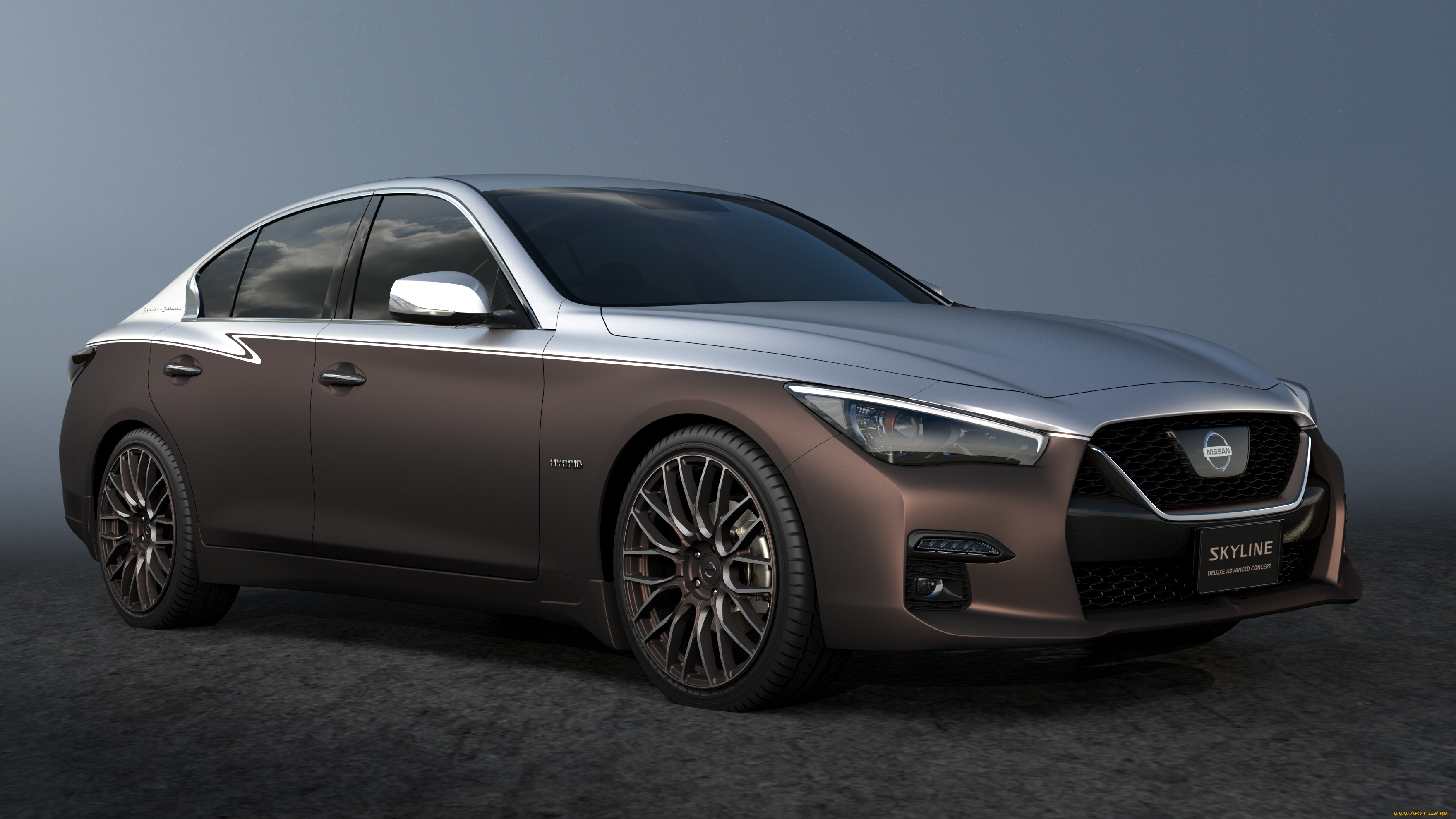 автомобили, 3д, nissan