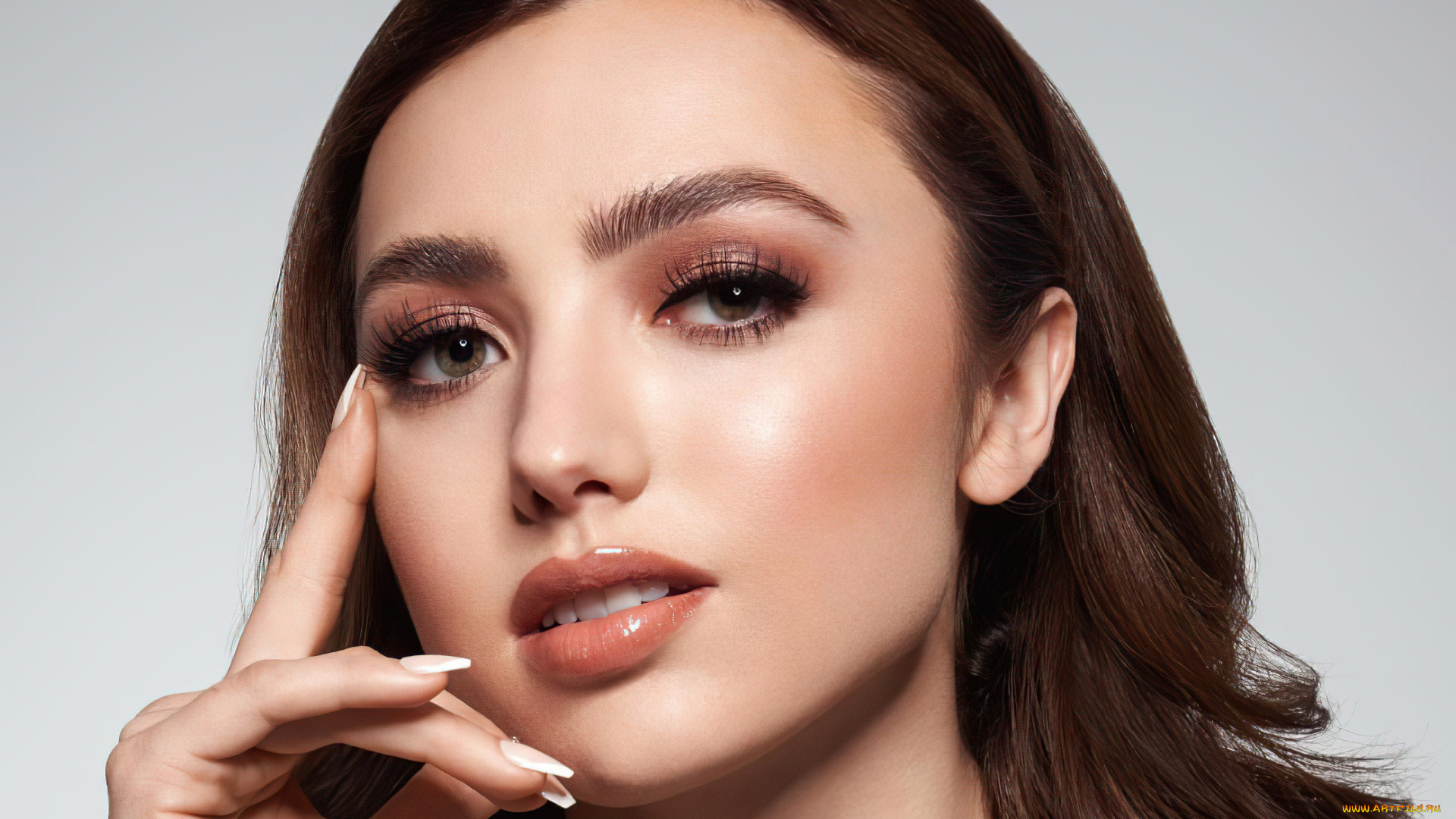 девушки, peyton, list, шатенка, лицо