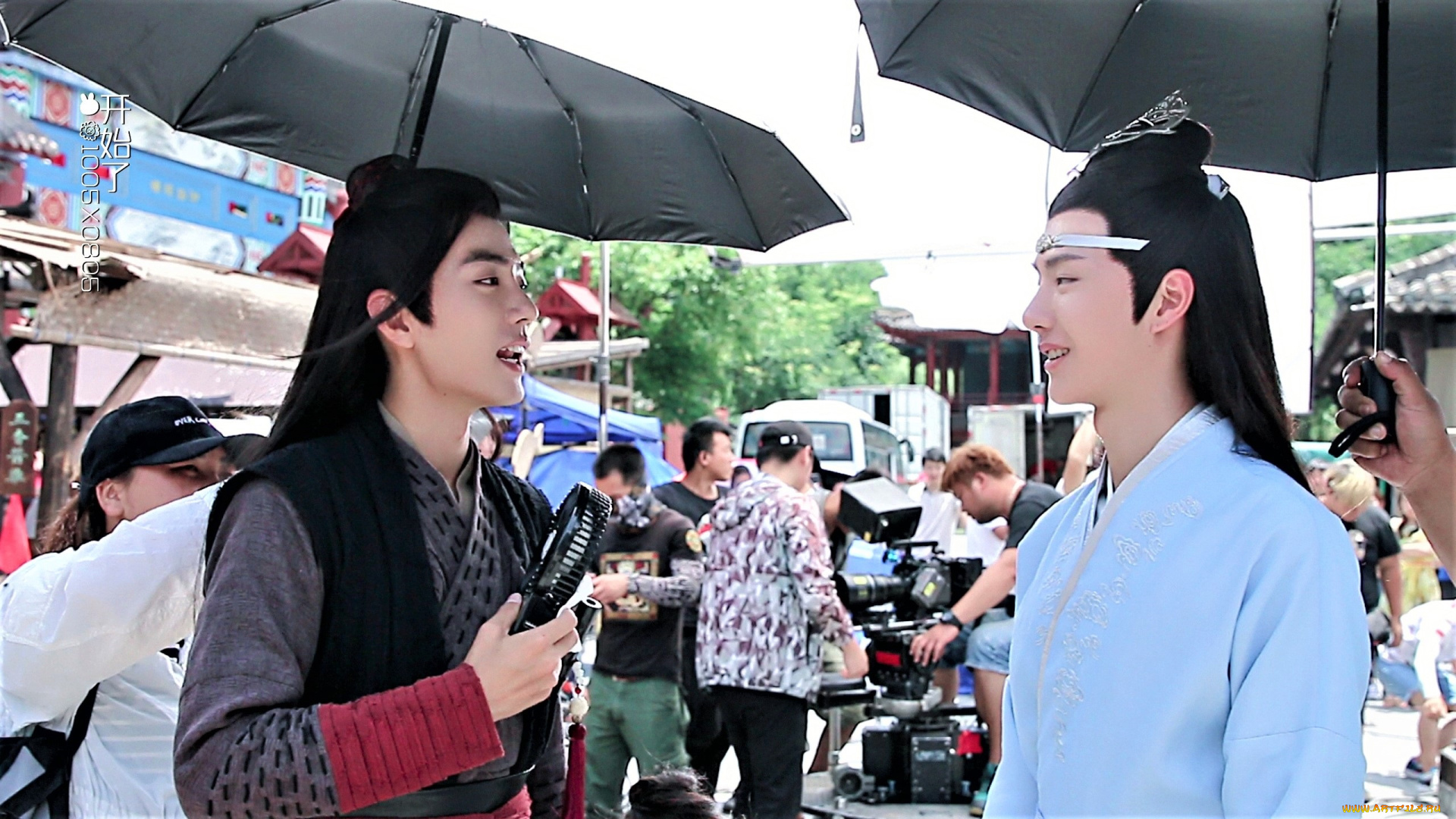 разное, знаменитости, ван, ибо, сяо, чжань, костюмы, люди, съемки, зонт