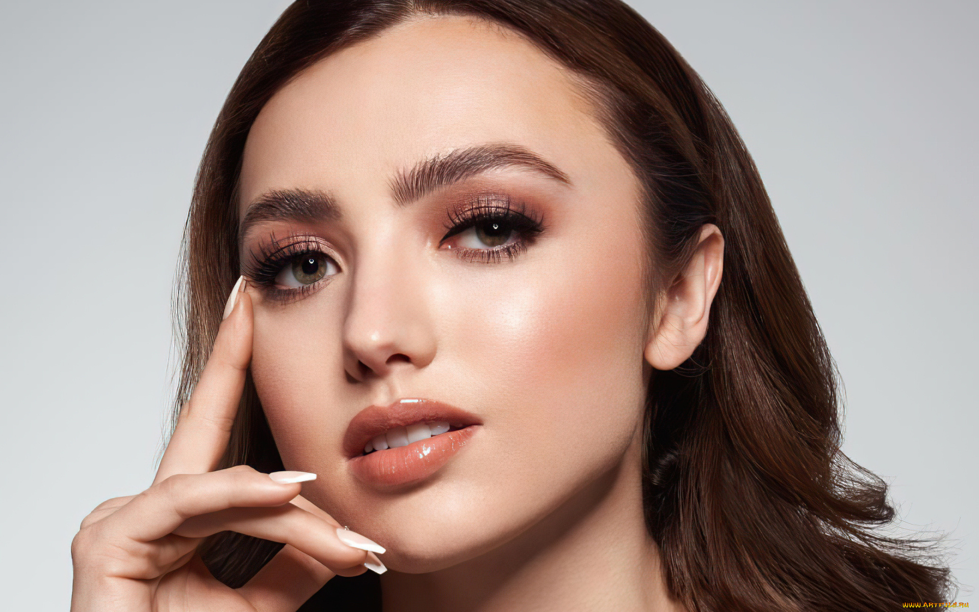 девушки, peyton, list, шатенка, лицо