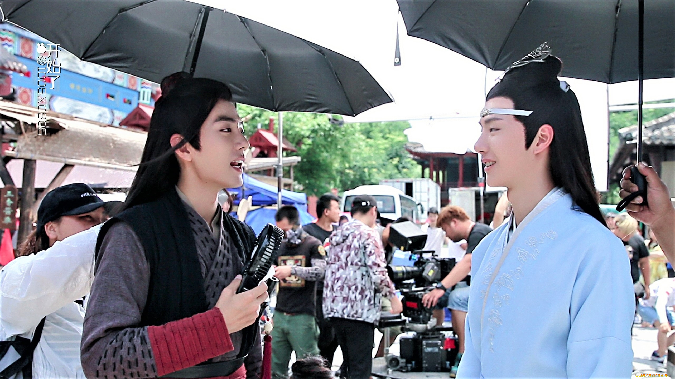 разное, знаменитости, ван, ибо, сяо, чжань, костюмы, люди, съемки, зонт