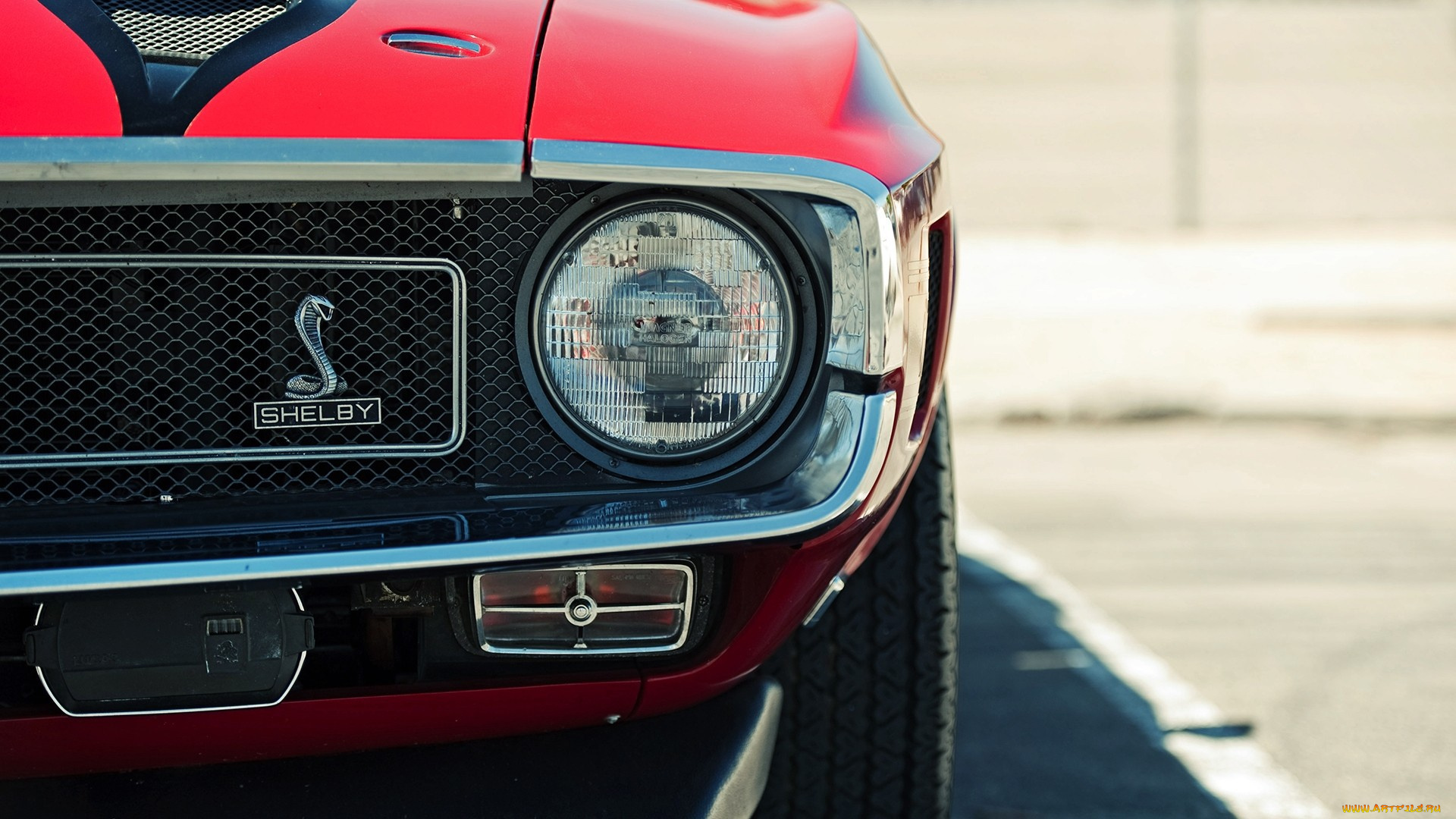 автомобили, фрагменты, автомобиля, шелби, красный