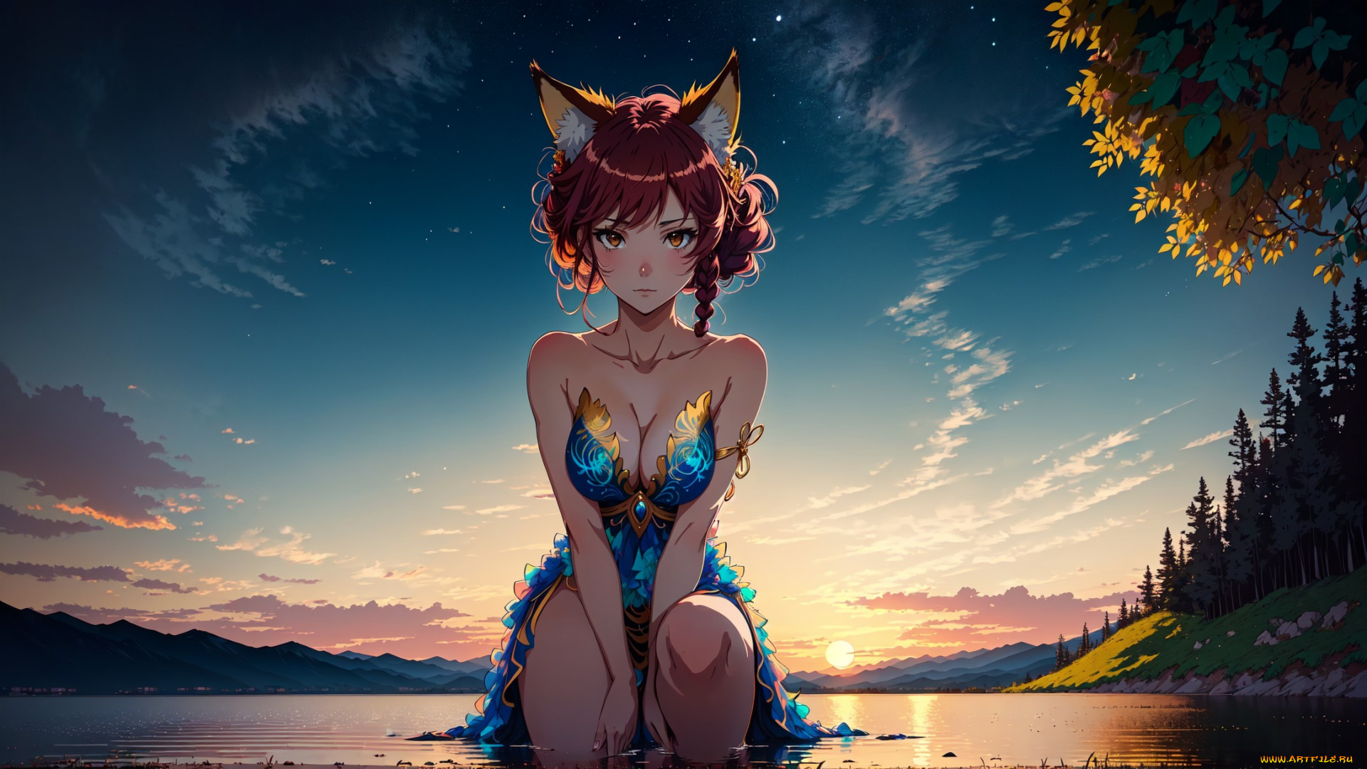 аниме, животные, , существа, нейросети, графика, нейроарт, ai, art, нейронные, сети, рисунки, нейро, искусство