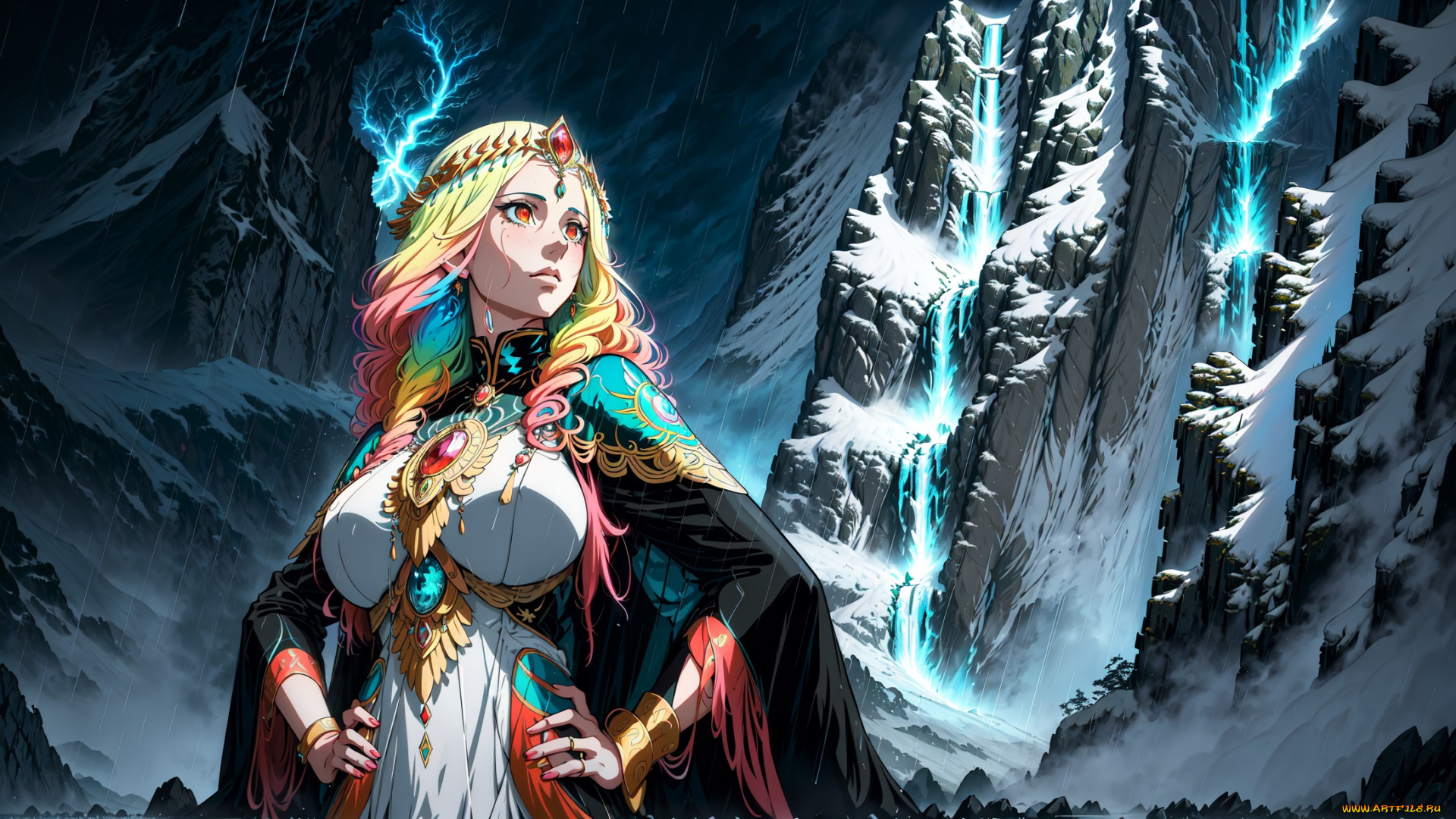 аниме, зима, , новый, год, , рождество, нейросети, графика, нейроарт, ai, art, нейронные, сети, рисунки, нейро, искусство