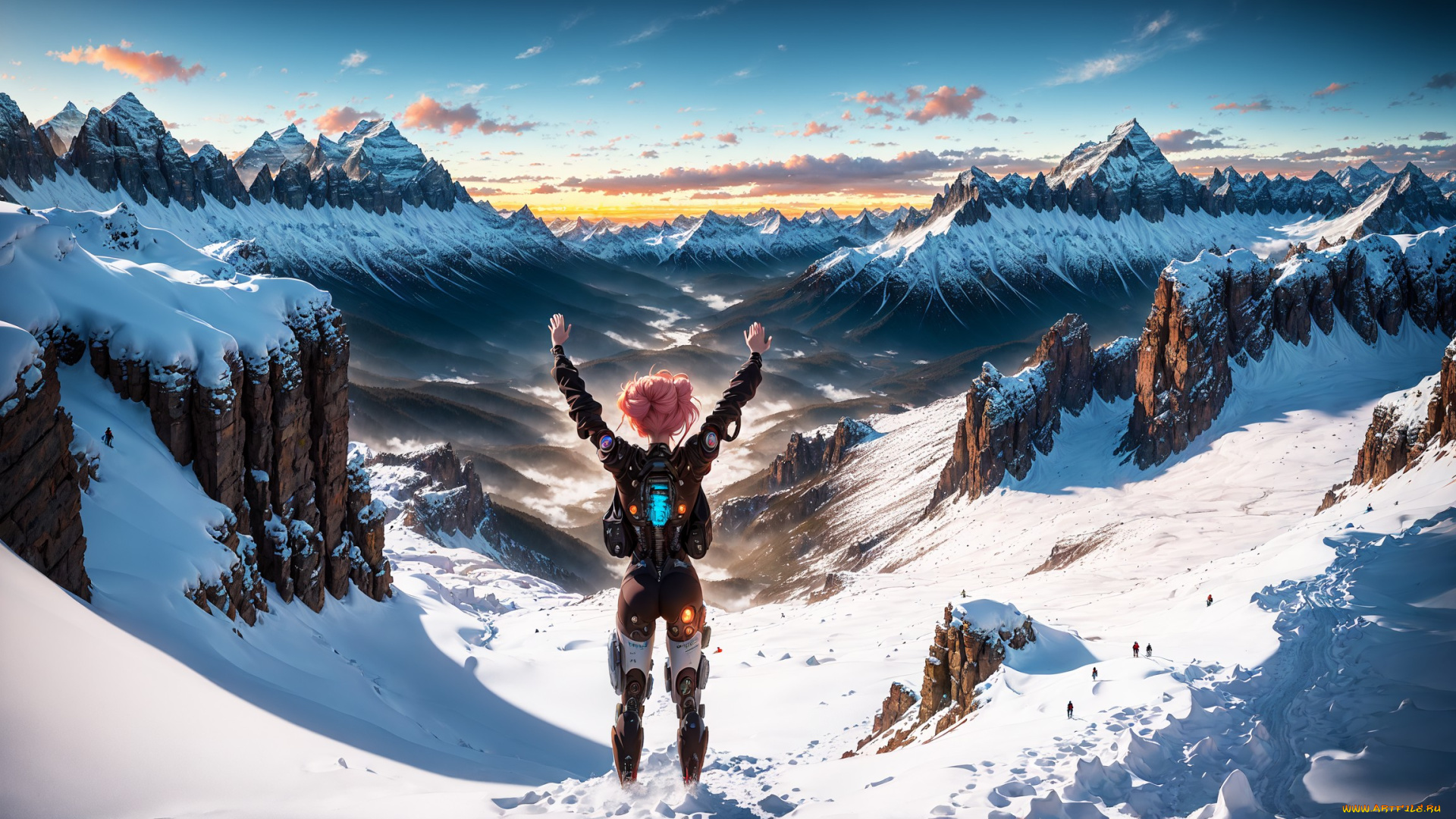 аниме, зима, , новый, год, , рождество, нейросети, графика, нейроарт, ai, art, нейронные, сети, рисунки, нейро, искусство