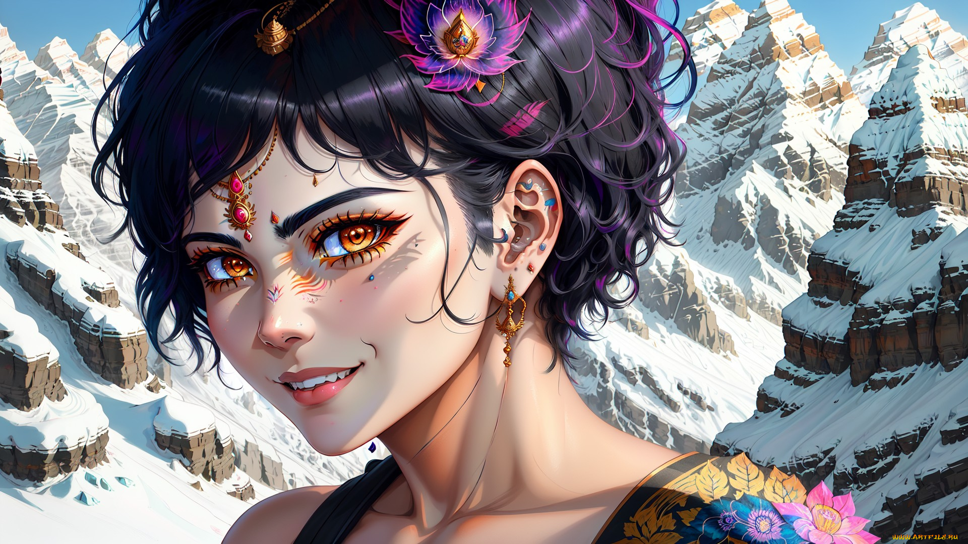 аниме, зима, , новый, год, , рождество, нейросети, графика, нейроарт, ai, art, нейронные, сети, рисунки, нейро, искусство