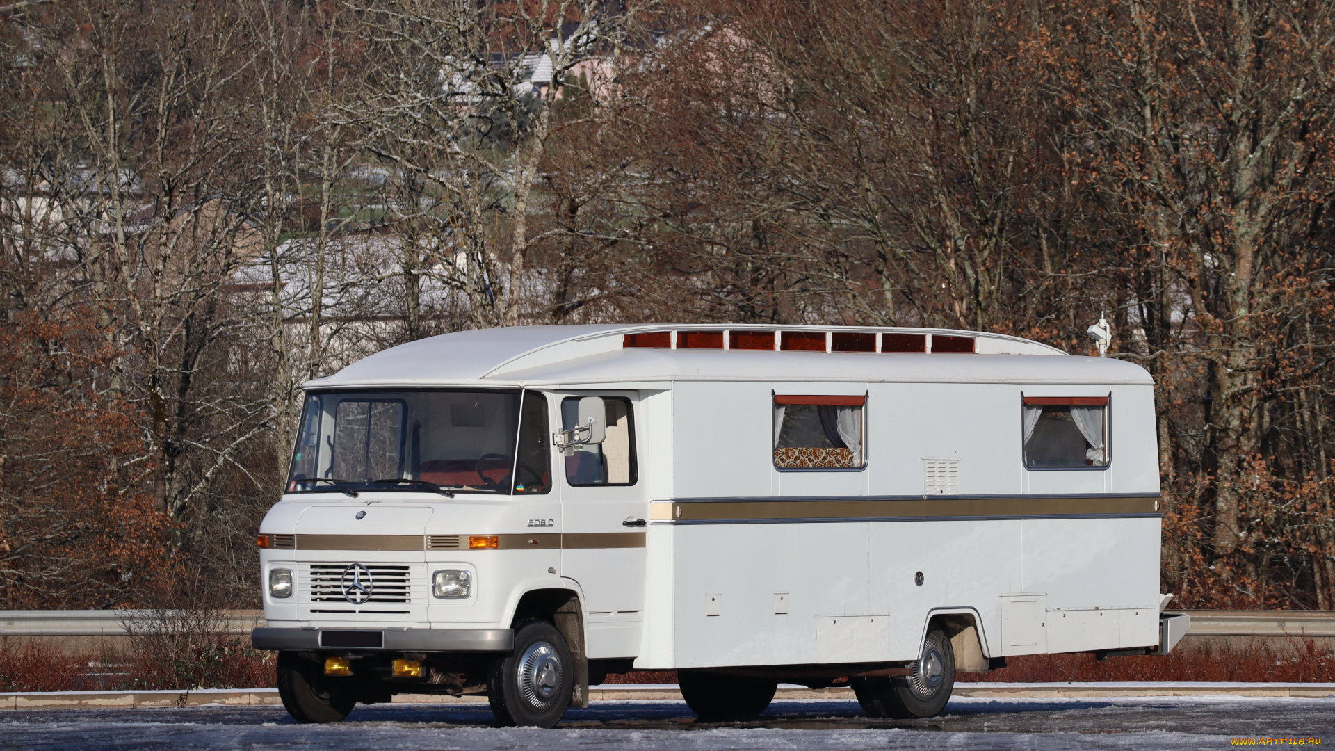 автомобили, дом, на, колёсах, mercedes-benz