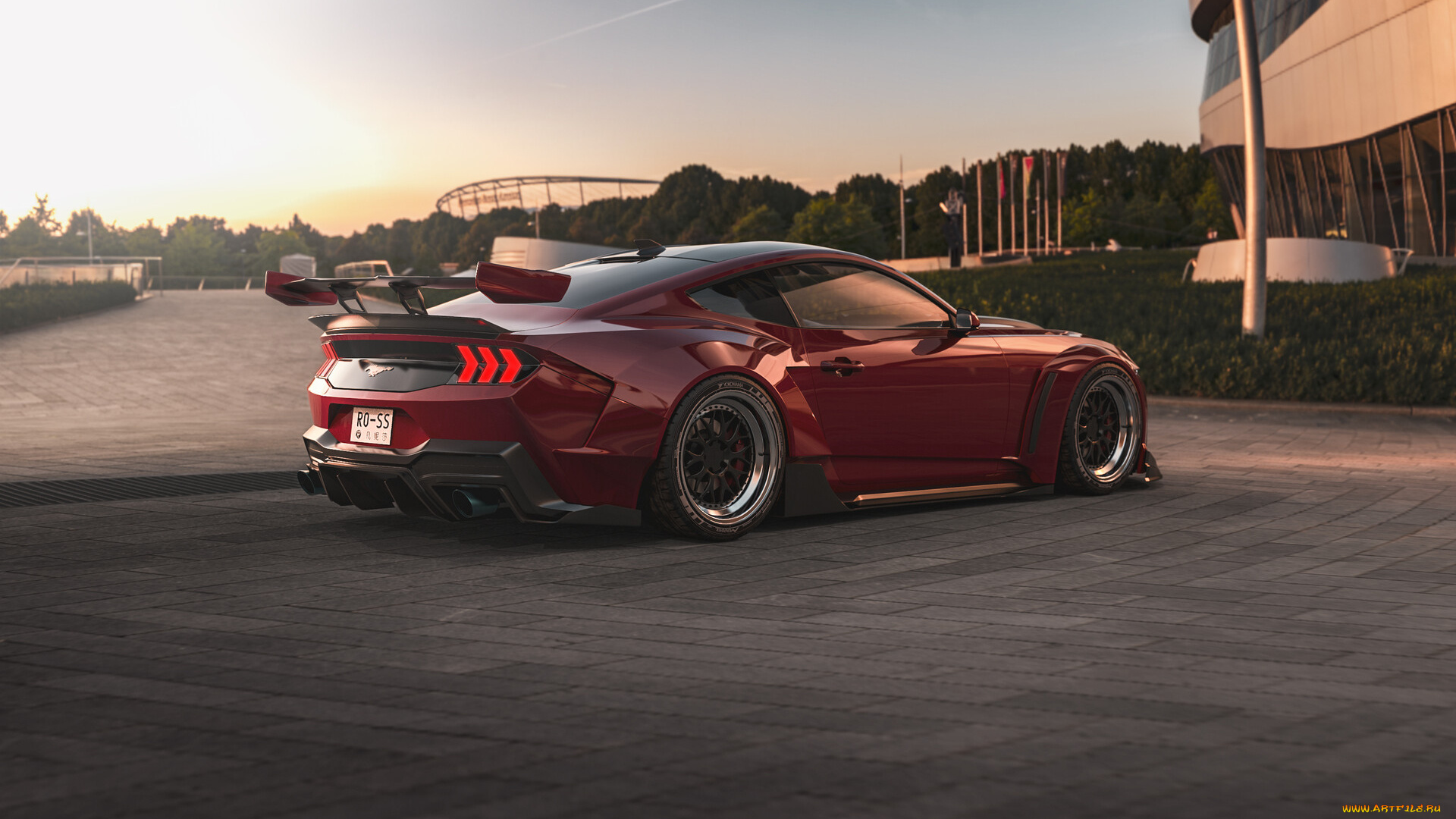 ford, mustang, gt, s650, 2024, автомобили, 3д, ford, mustang, gt, s650, 2024, widebody, tuning, car, тюнинг, авто