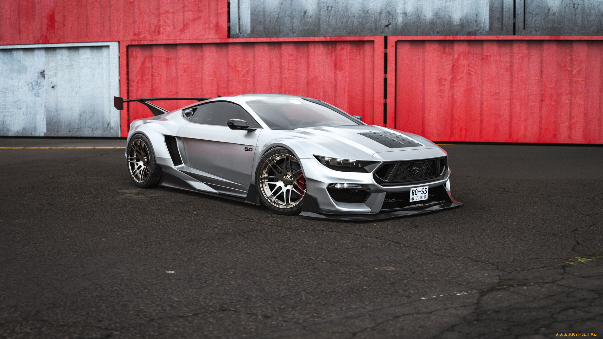 ford, mustang, s650, 2024, автомобили, 3д, ford, mustang, s650, 2024, mid-engine, tuning, car, тюнинг, авто