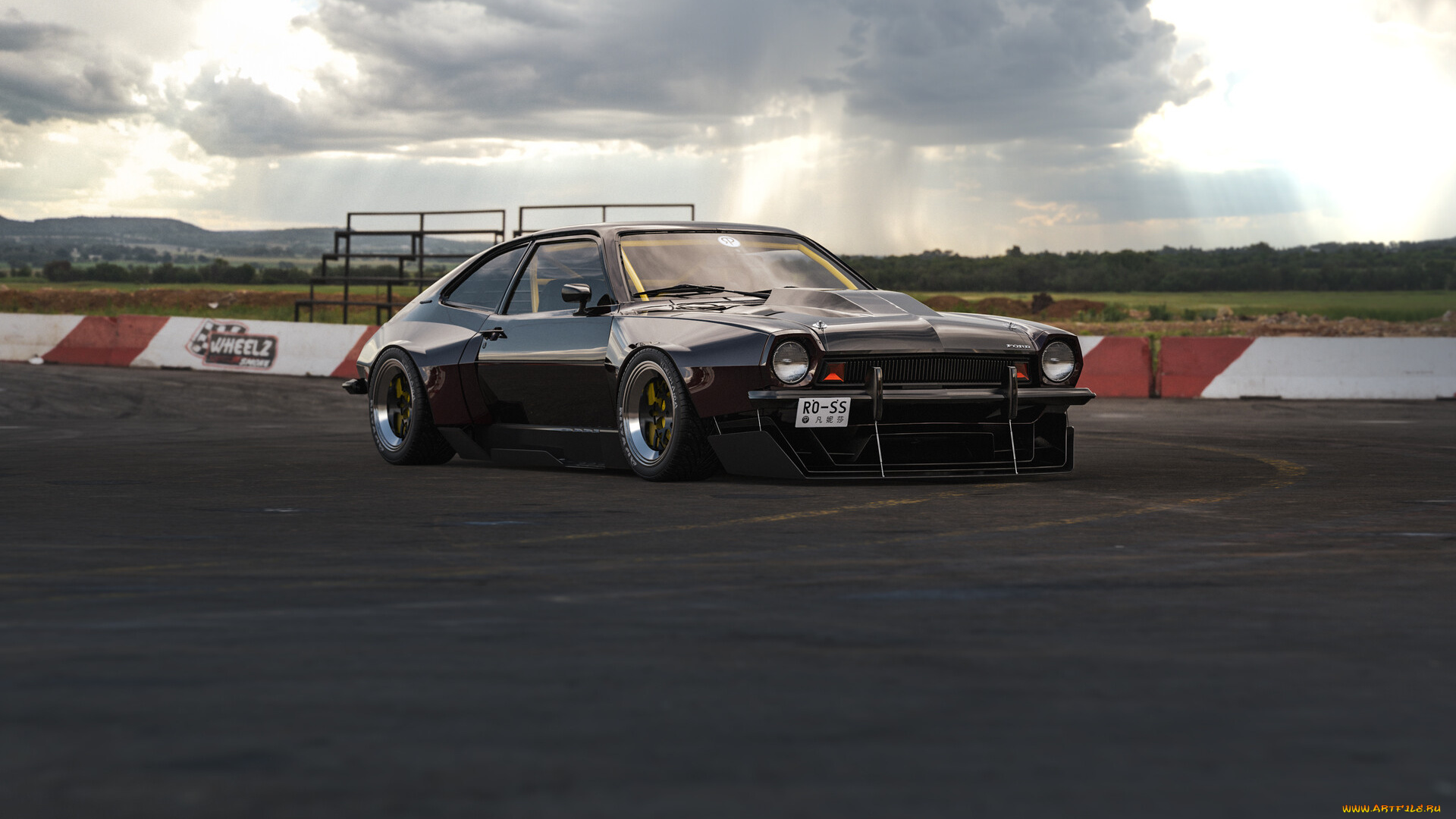 ford, pinto, автомобили, 3д, ford, pinto, widebody, tuning, car, тюнинг, авто