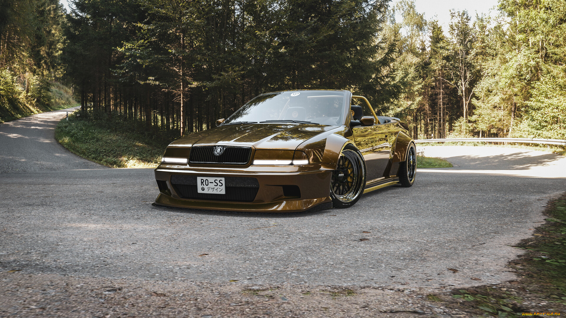 skoda, octavia, автомобили, 3д, skoda, octavia, converible, widebody, tuning, car, тюнинг, авто