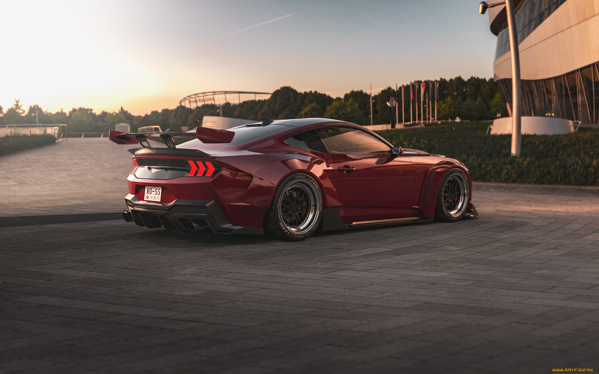 ford, mustang, gt, s650, 2024, автомобили, 3д, ford, mustang, gt, s650, 2024, widebody, tuning, car, тюнинг, авто