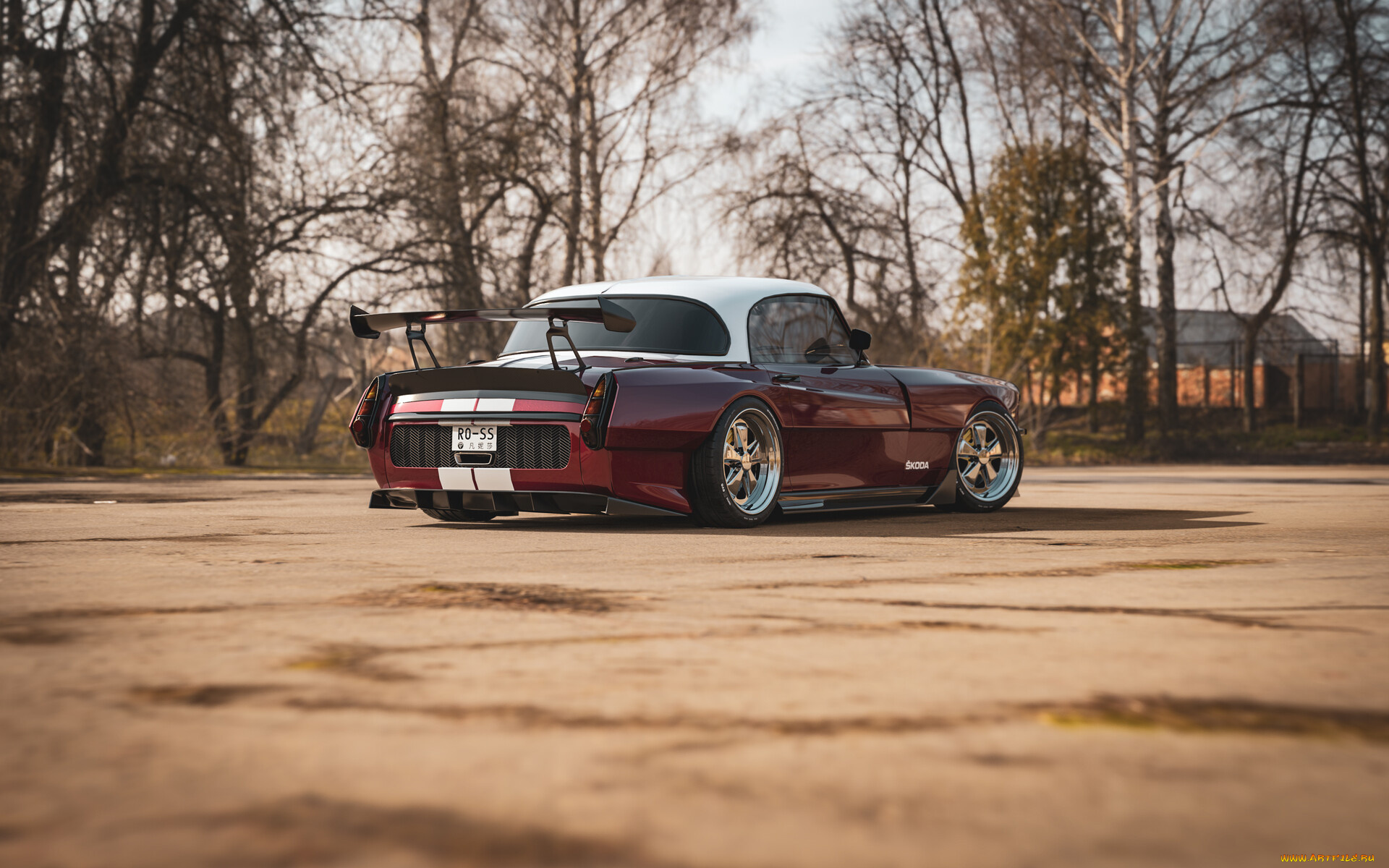 skoda, 1000mb, coupe, автомобили, 3д, skoda, 1000mb, coupe, widebody, tuning, car, тюнинг, авто