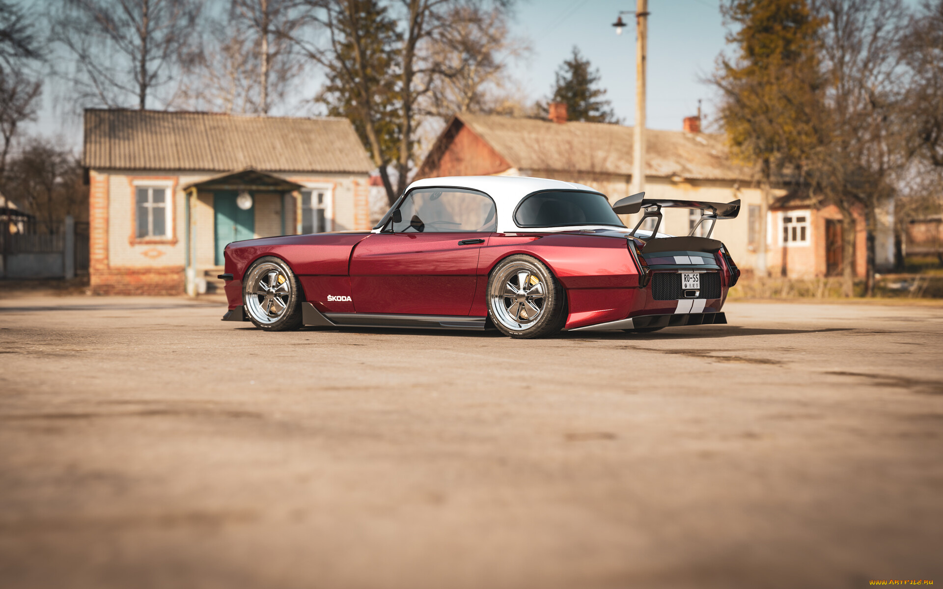 skoda, 1000mb, coupe, автомобили, 3д, skoda, 1000mb, coupe, widebody, tuning, car, тюнинг, авто