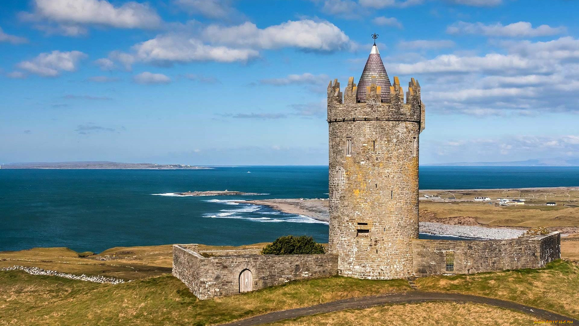 doonagore, castle, ireland, города, замки, ирландии, doonagore, castle