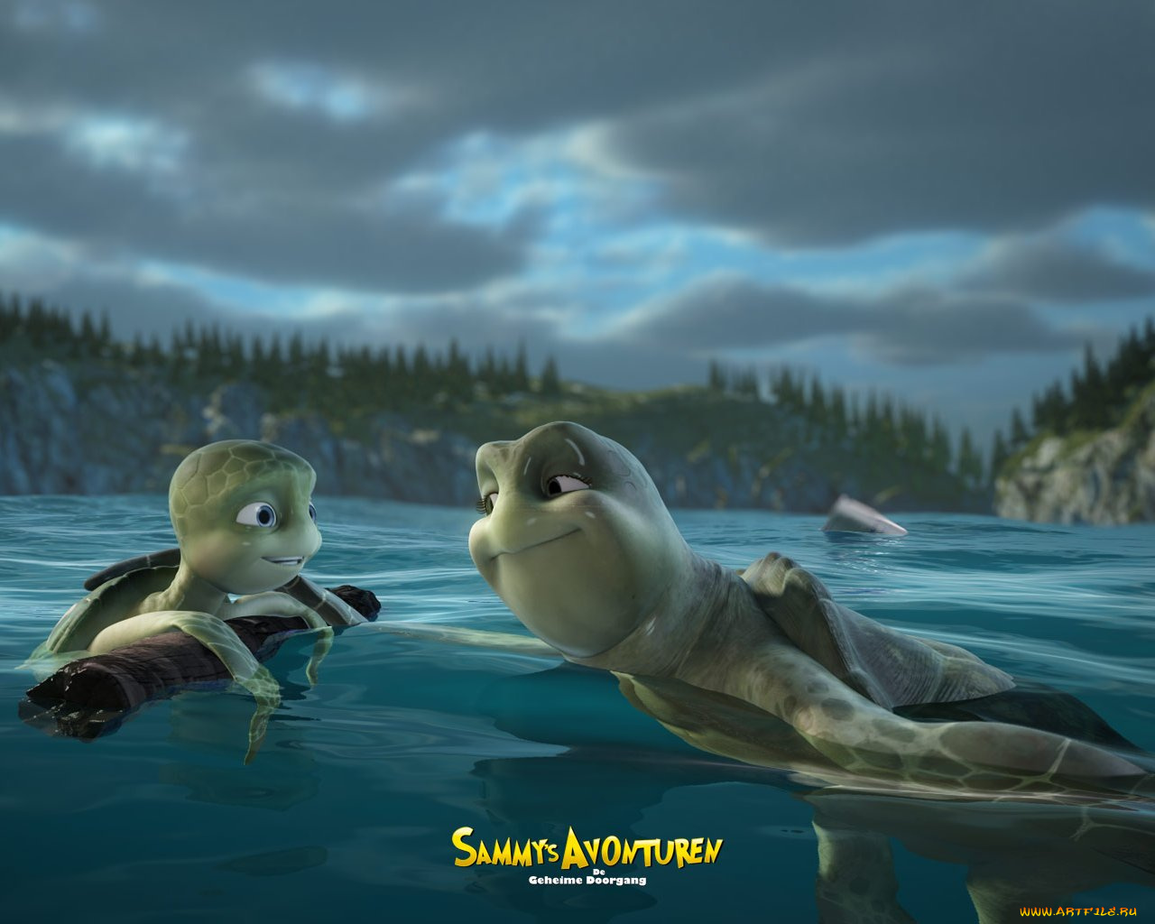 шевели, ластами, мультфильмы, sammy`s, adventures, the, secret, passage