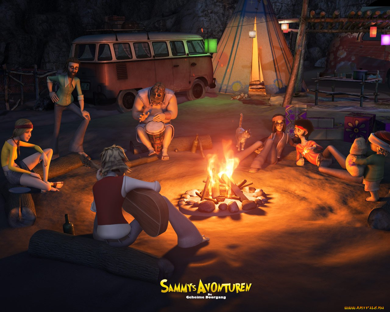 шевели, ластами, мультфильмы, sammy`s, adventures, the, secret, passage