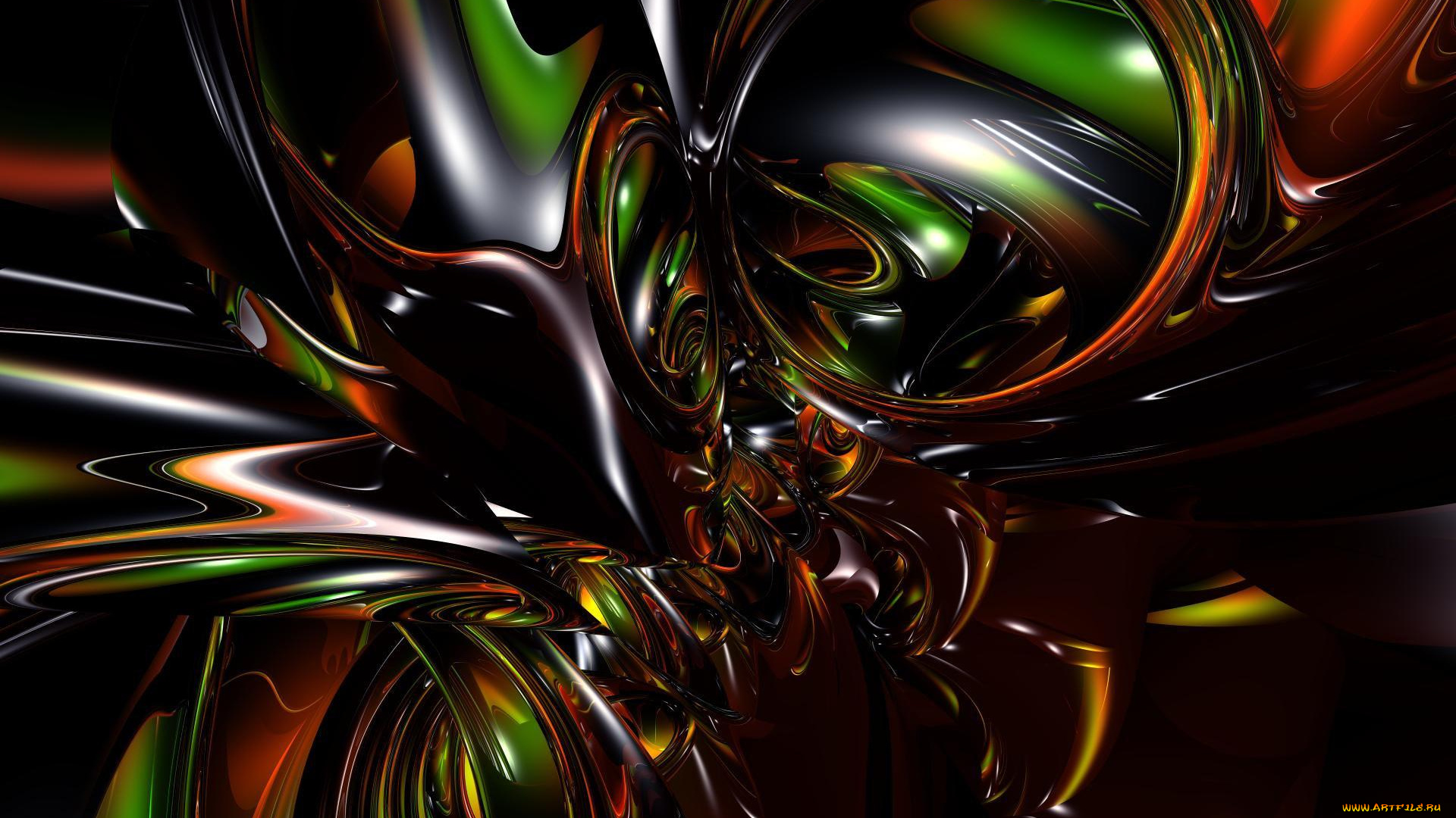 3д, графика, fractal, фракталы, абстракция