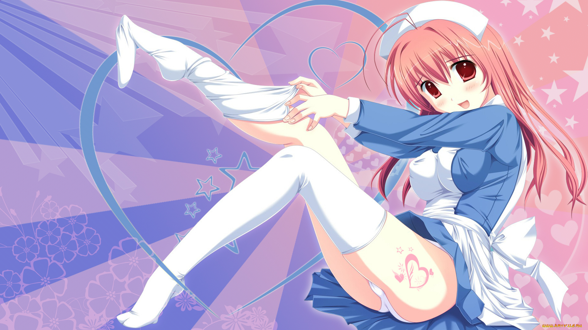 аниме, *unknown, другое, чулки