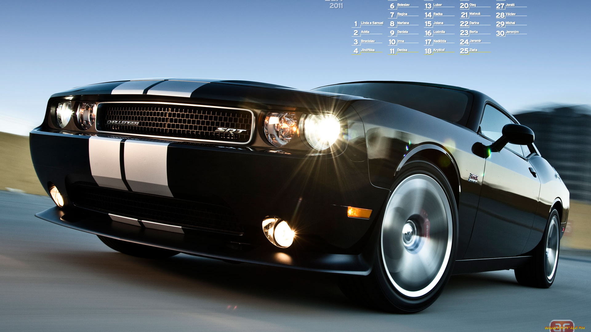 календари, автомобили, dodge