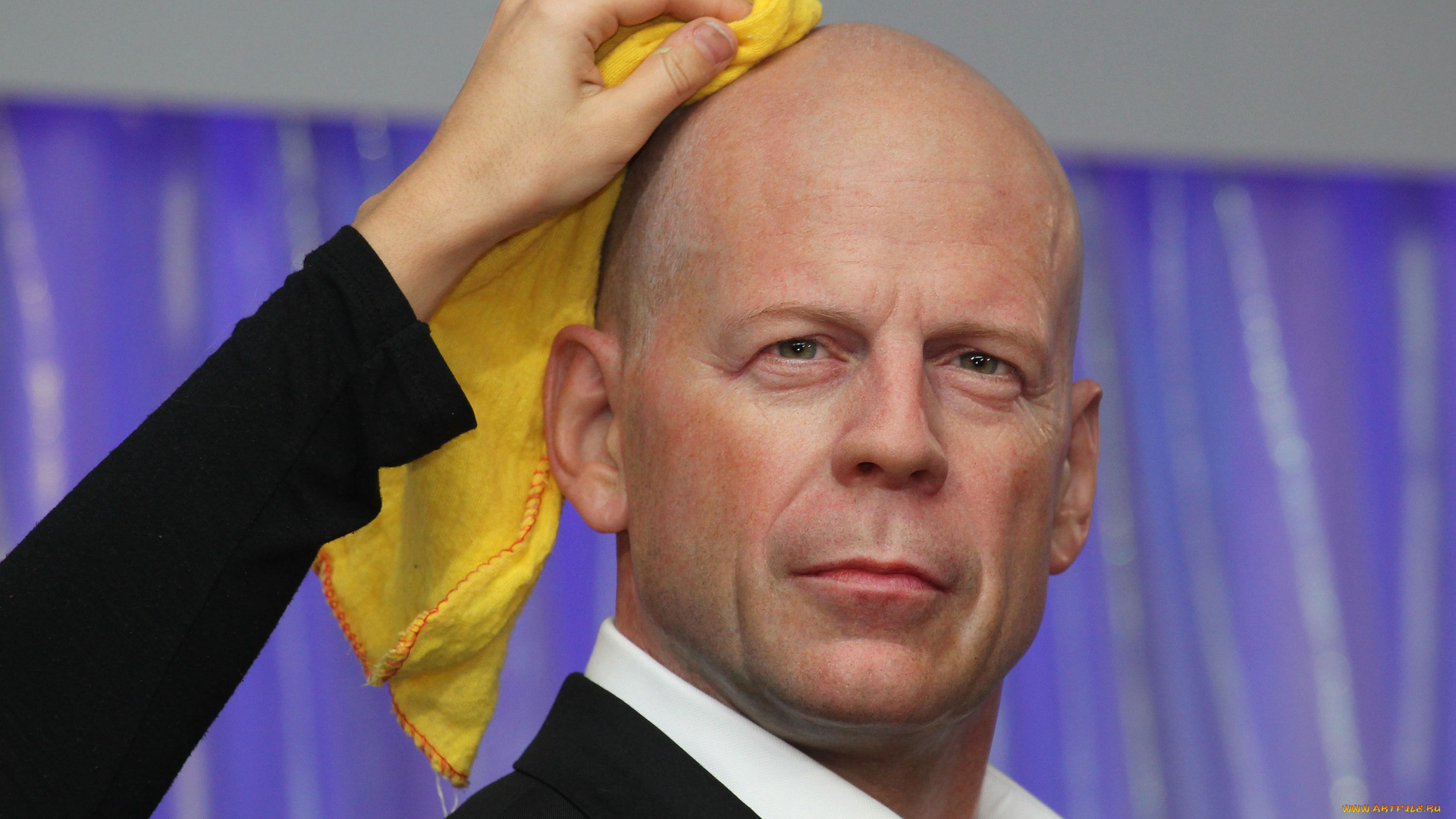 мужчины, bruce, willis, актер, лысина