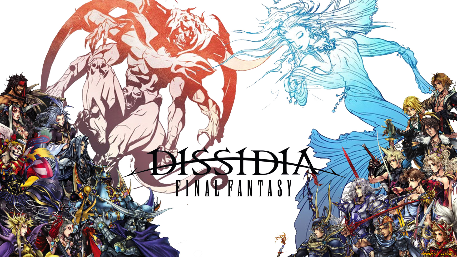 видео, игры, final, fantasy, dissidia, герои, мечи, борьба